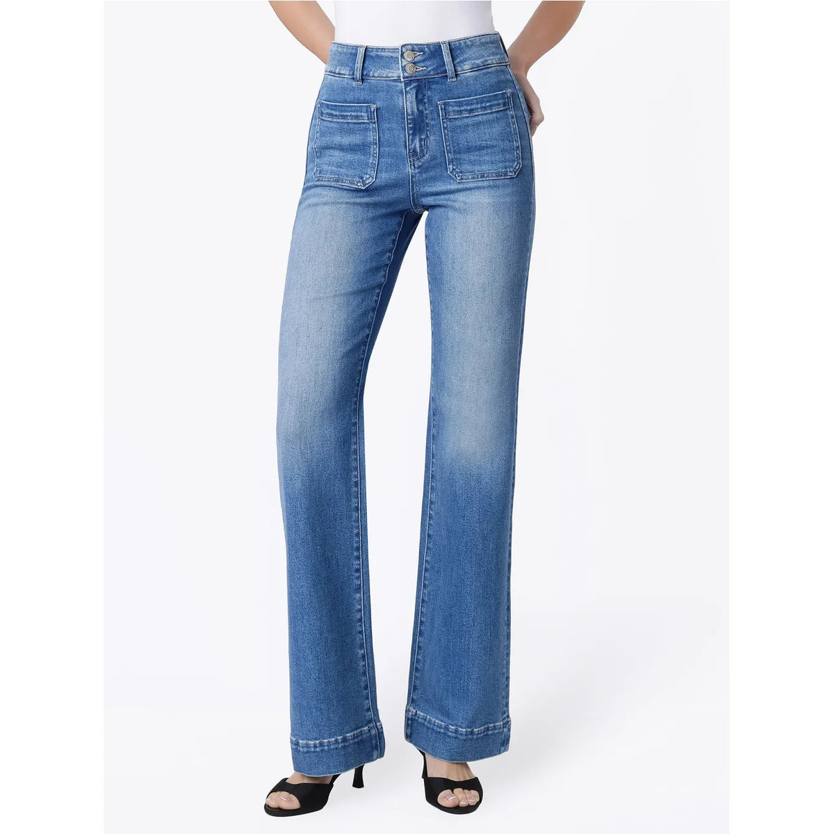 Flying Monkey Medium 90's Super High Rise Flare Jeans