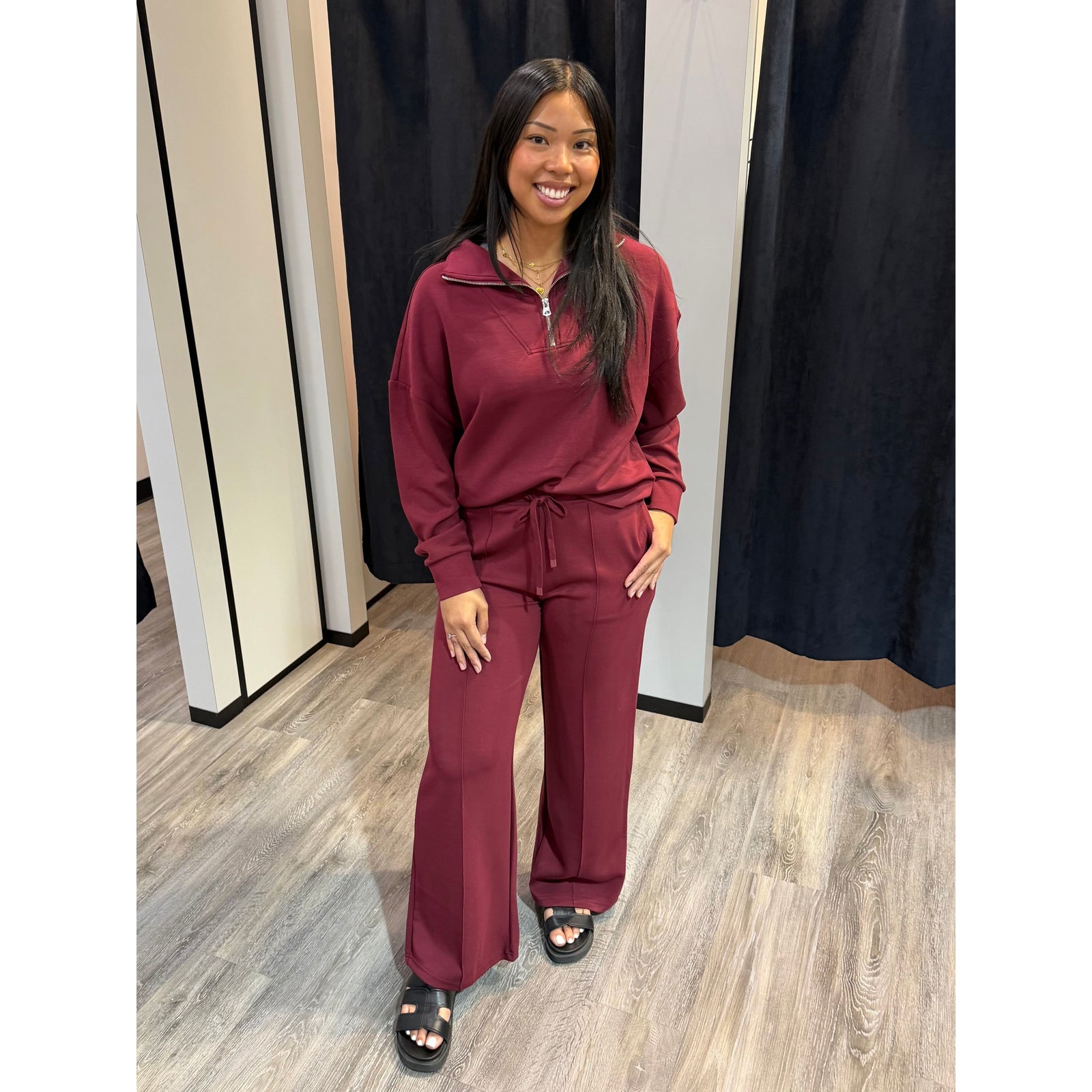 Seanni Soft Knit Half Zip Pullover