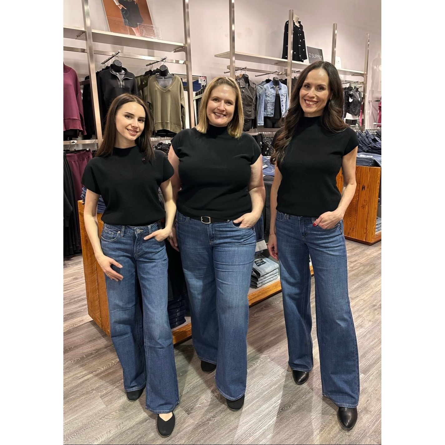 Silver Suki Flex Knit Wide Leg in Broydon