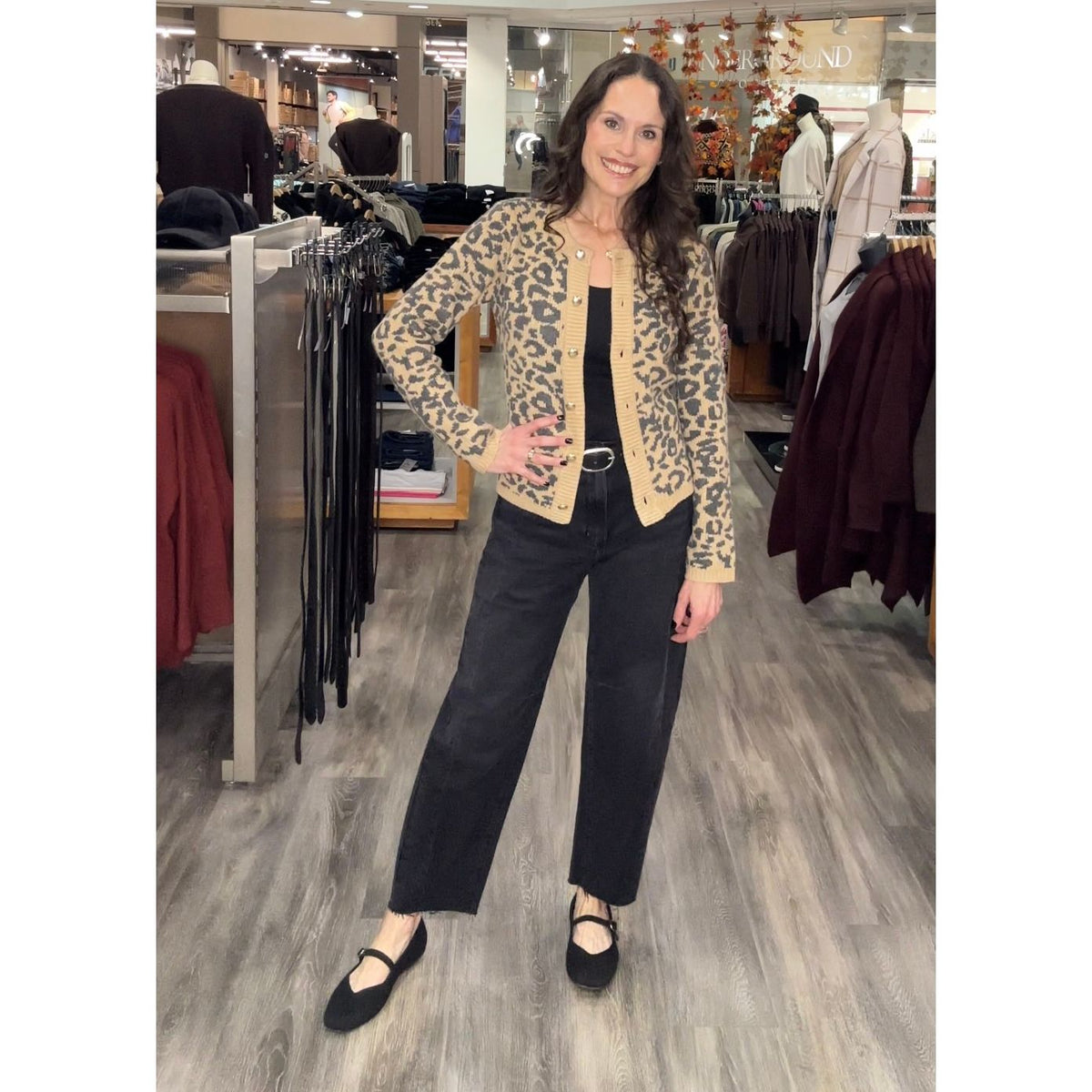 Dex Leopard Cardigan