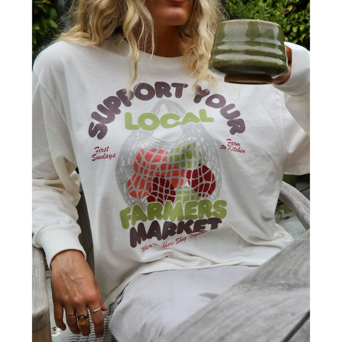 Girl Dangerous Farmers Market Vintage Tee
