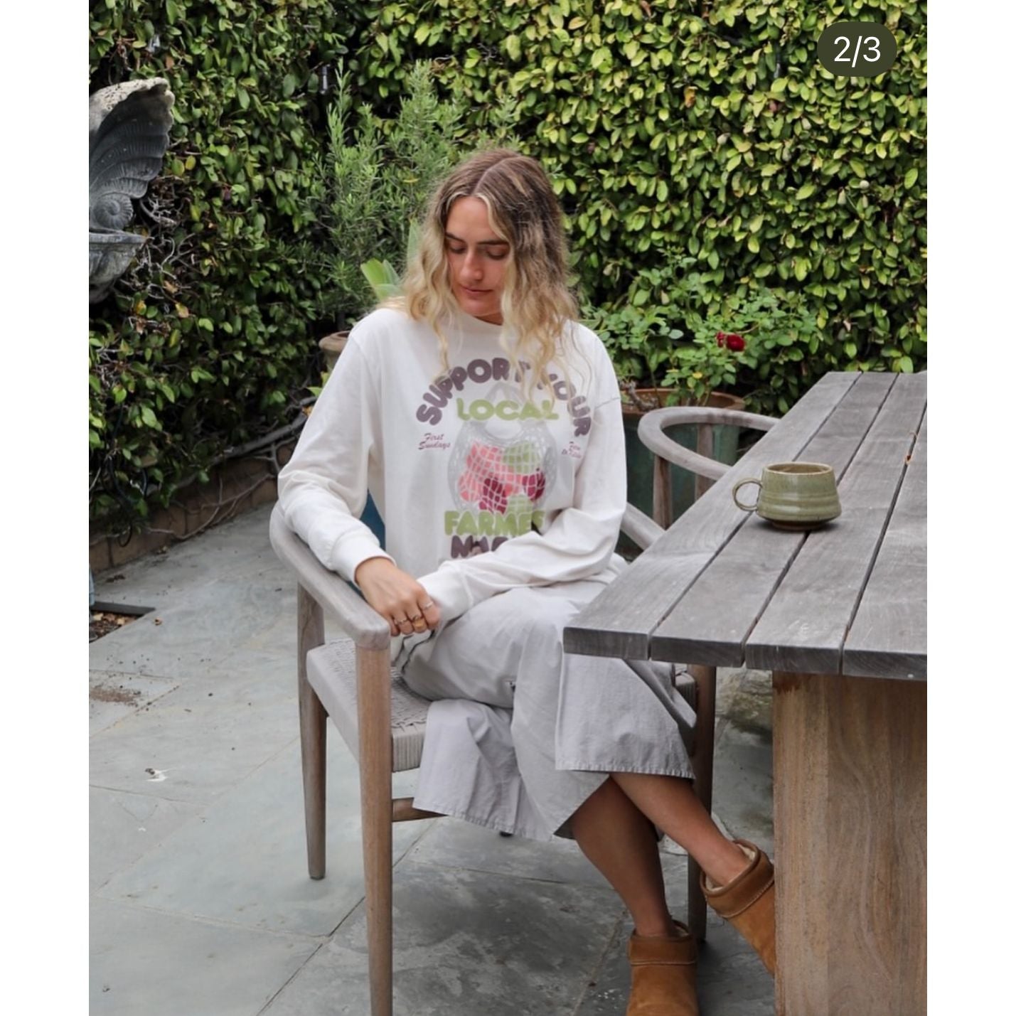 Girl Dangerous Farmers Market Vintage Tee featuring a relaxed fit and playful graphic, perfect for stylish weekends.