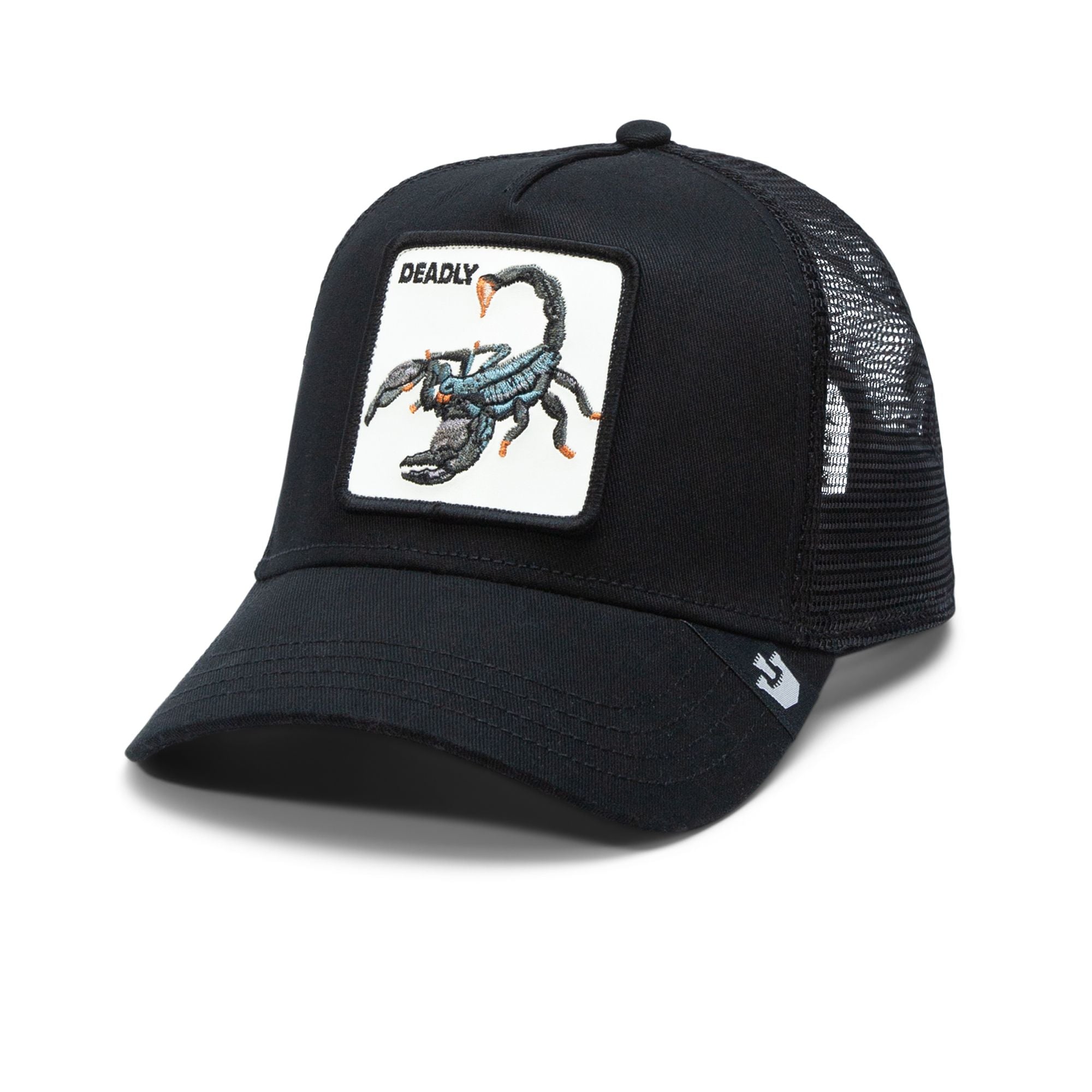 Goorin Bros. Deadly The Deadliest Scorpion The Farm Black Trucker Hat