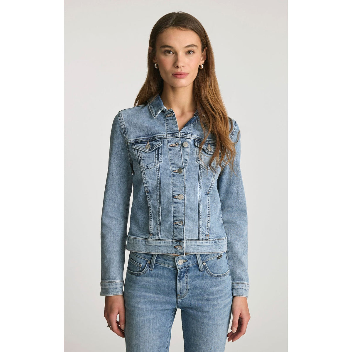 Mavi Samantha Light Brushed Flex Blue