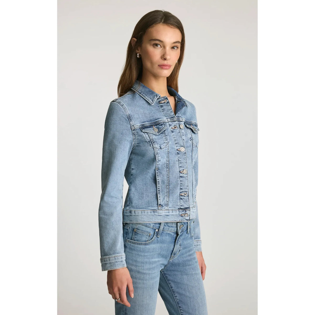 Mavi Samantha Light Brushed Flex Blue