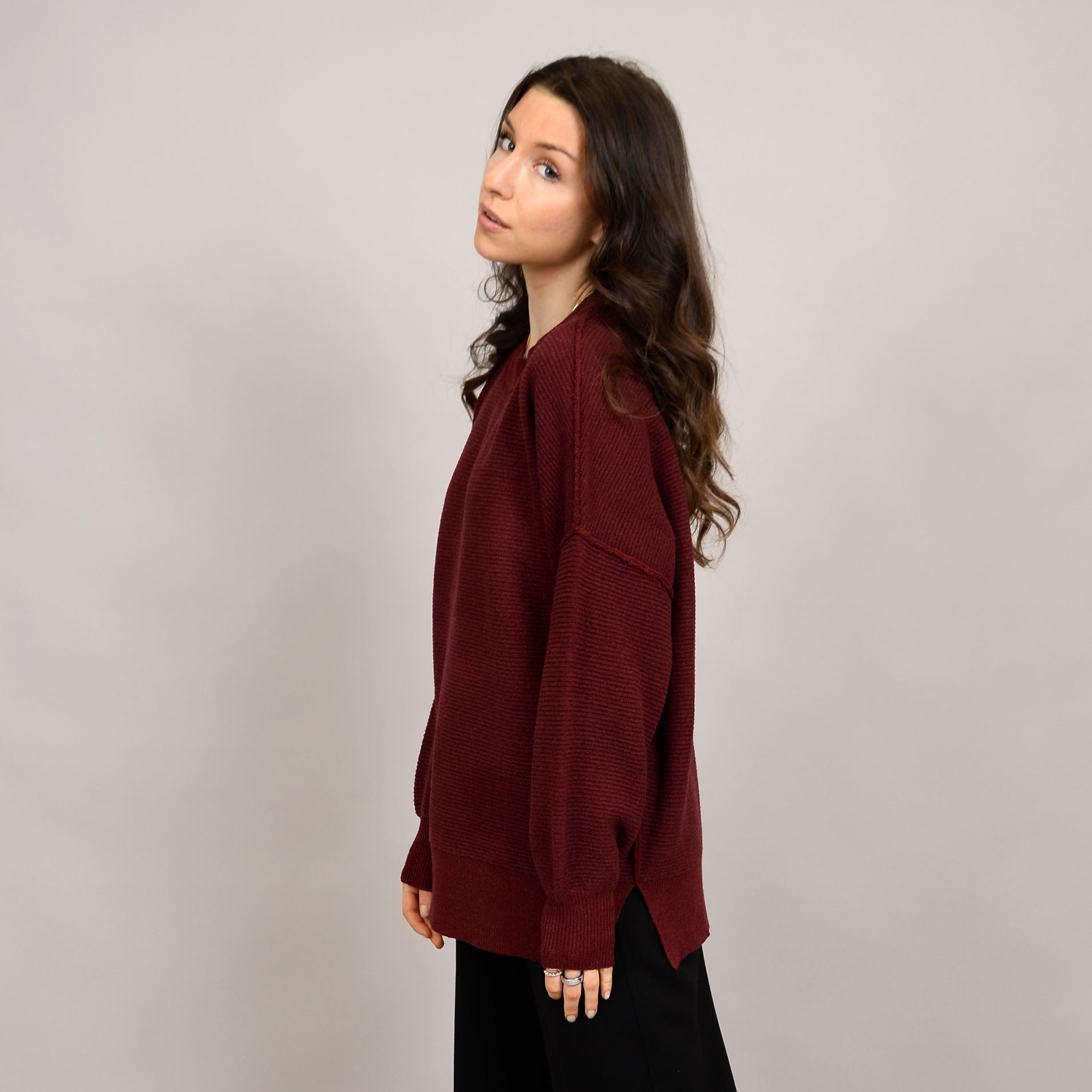 Ingebord Long Sleeve Crew Neck Tunic