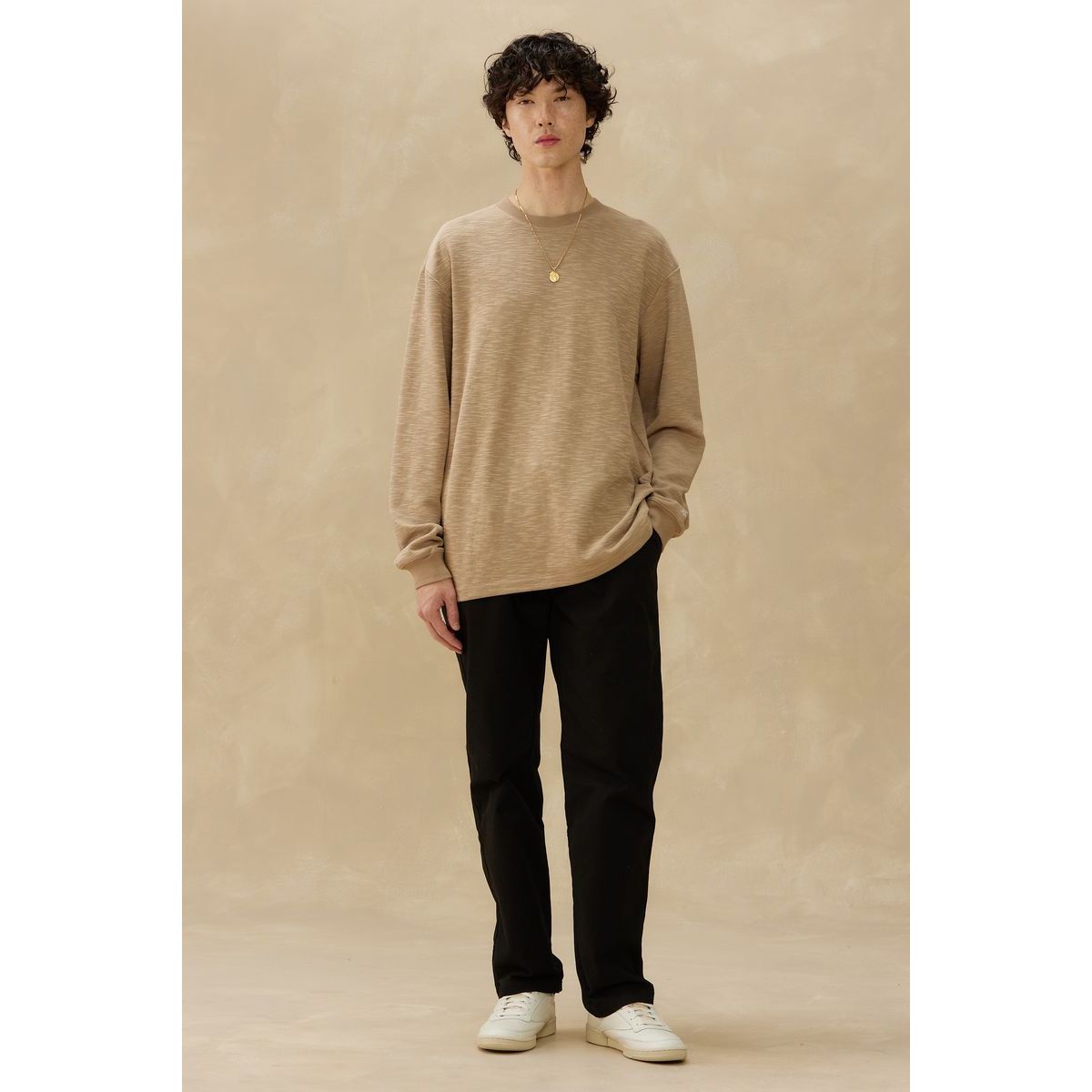 Kuwalla Slub Long Sleeve Crew