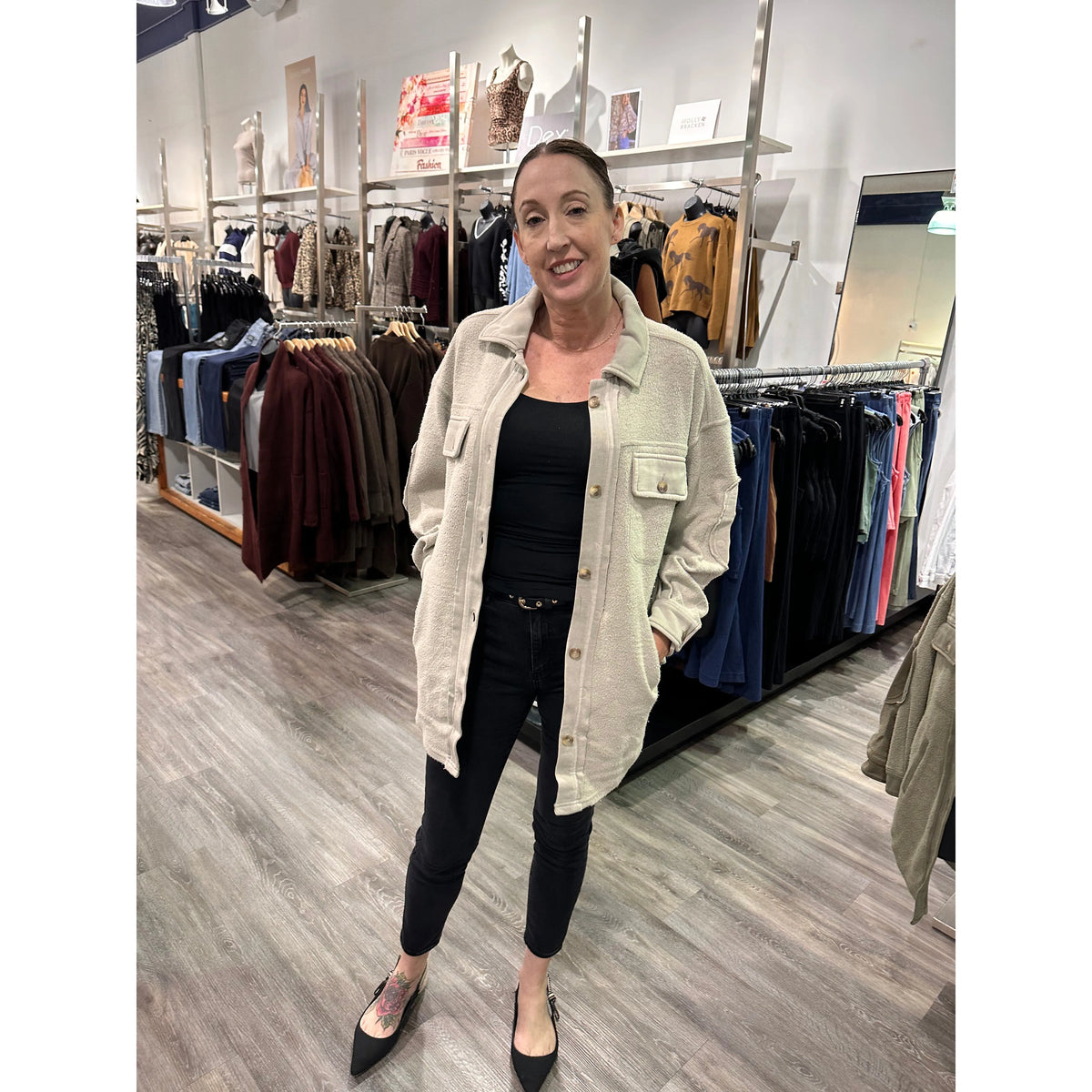 Lexie Fleece Oversize Jacket