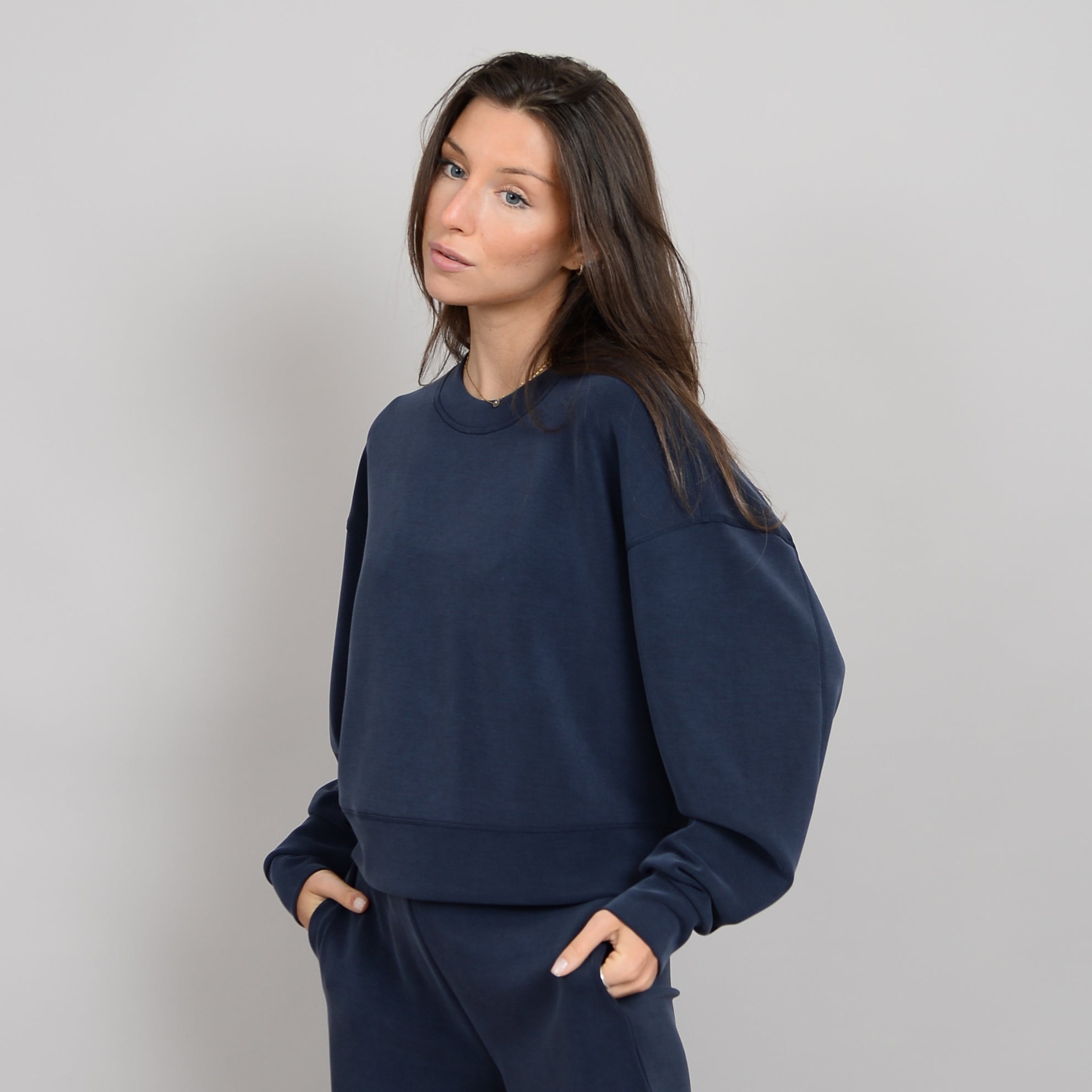 Lucie Super Soft Modal Long Sleeve Crew