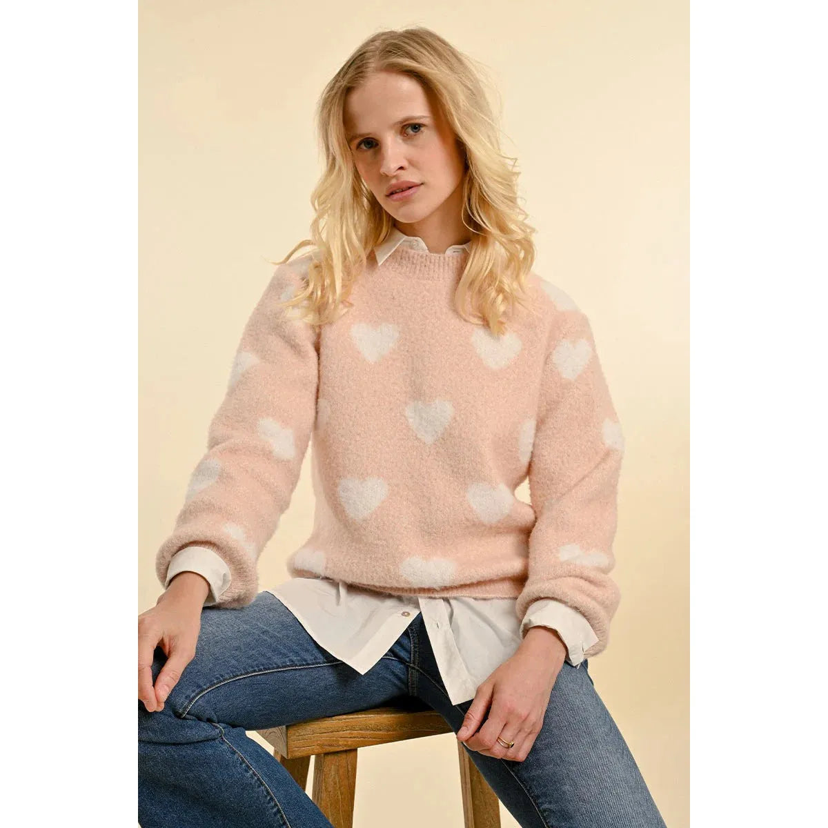 Molly Bracken Heart Sweater