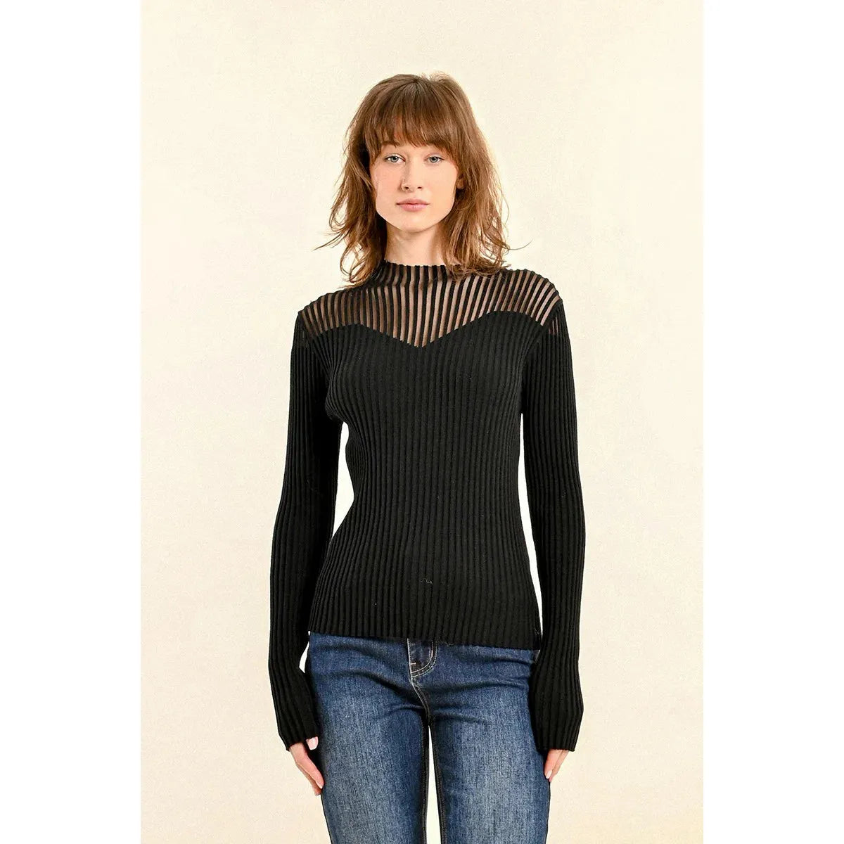 Molly Bracken Ribbed Sweater