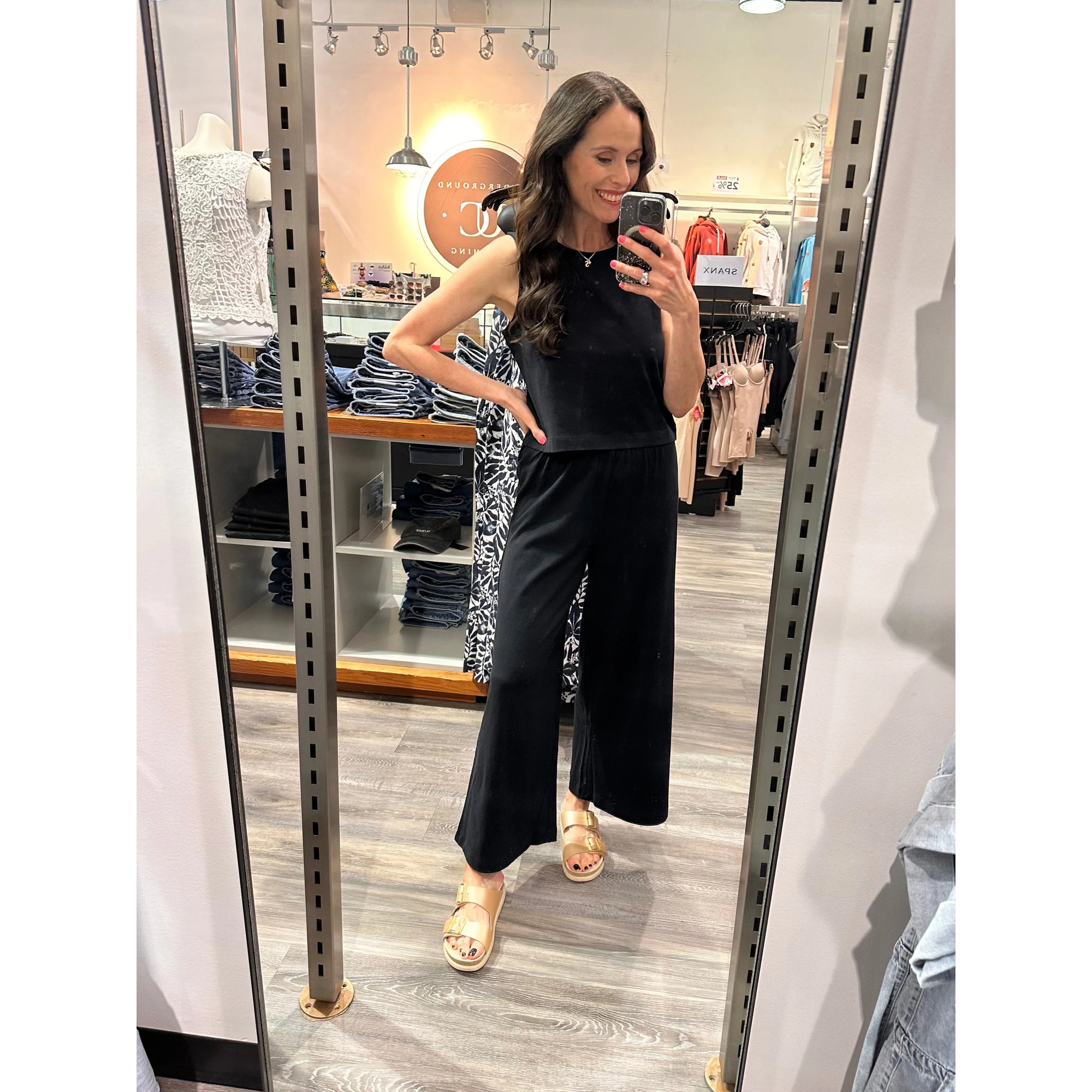 Z Supply Scout Jersey Crop Flare Pant - Underground Clothing Z Supply Scout Jersey Crop Flare Pant - Underground Clothing