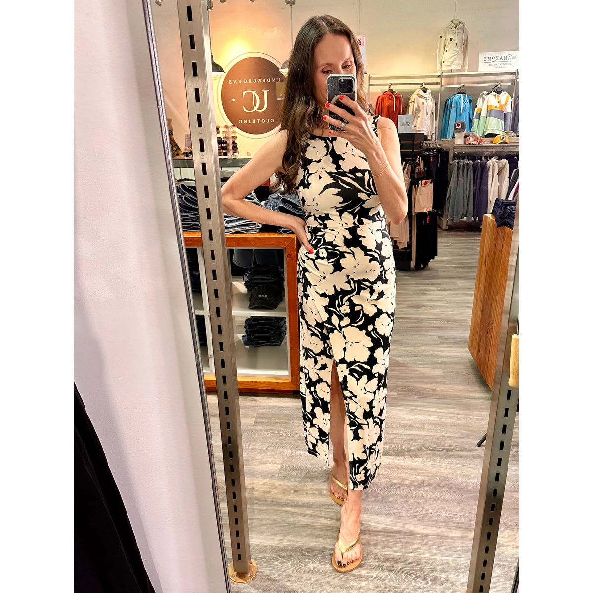 Z Supply Valencia La Plage Midi Dress