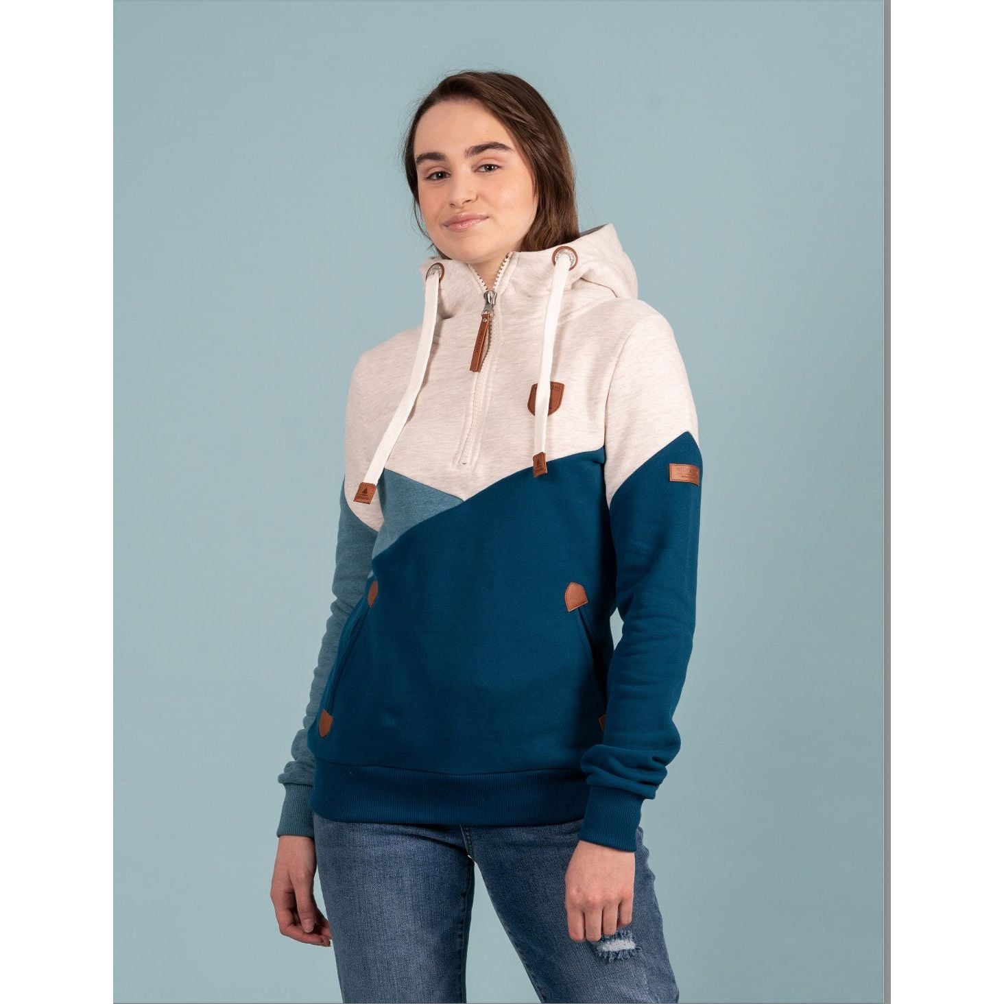 Wanakome Roxy Half-Zip Hoodie