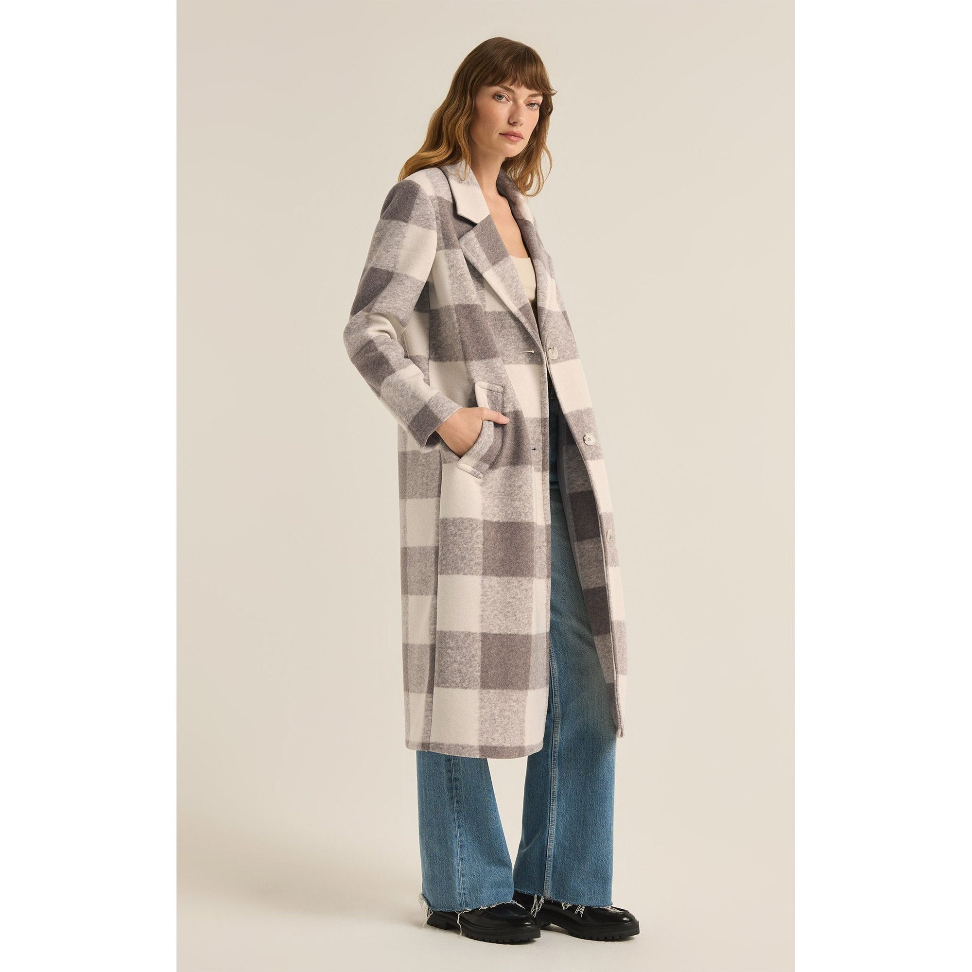 Z Supply Conway Buffalo Plaid Coat