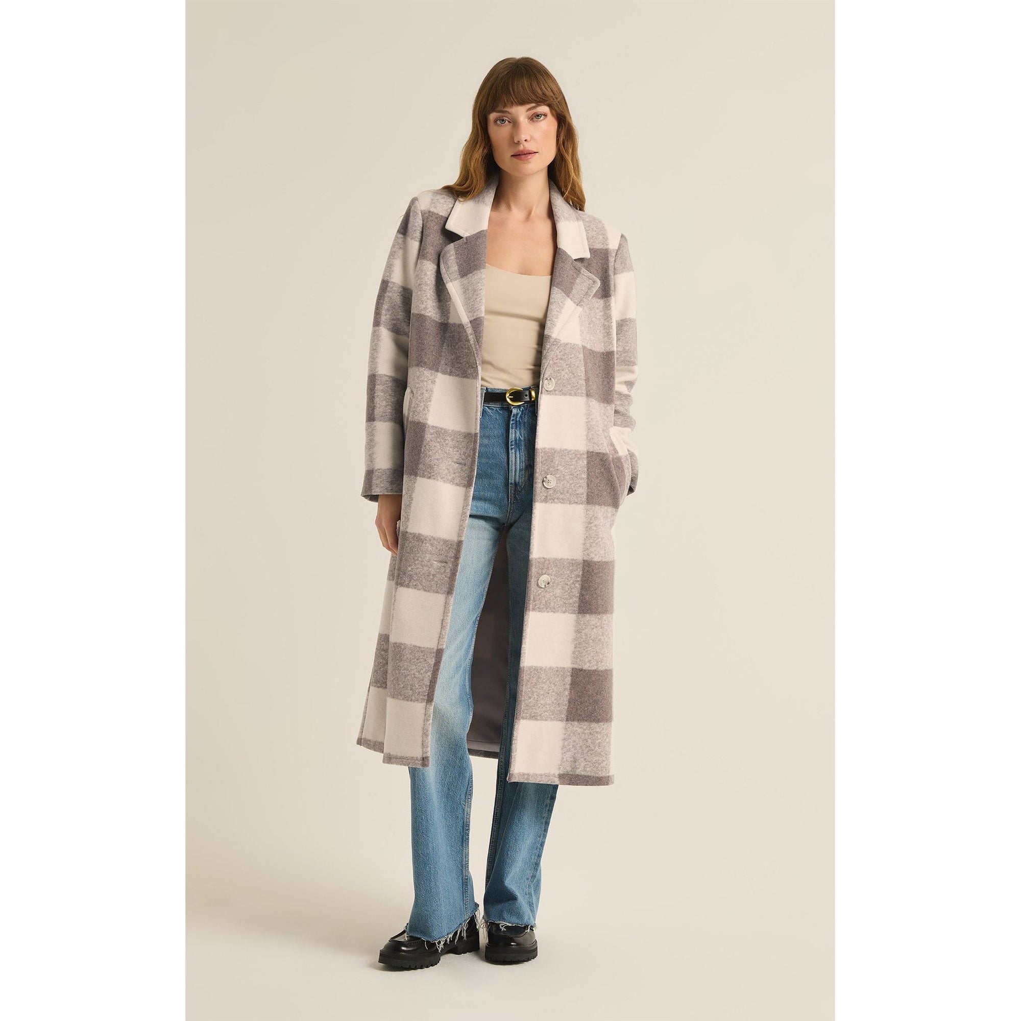 Z Supply Conway Buffalo Plaid Coat