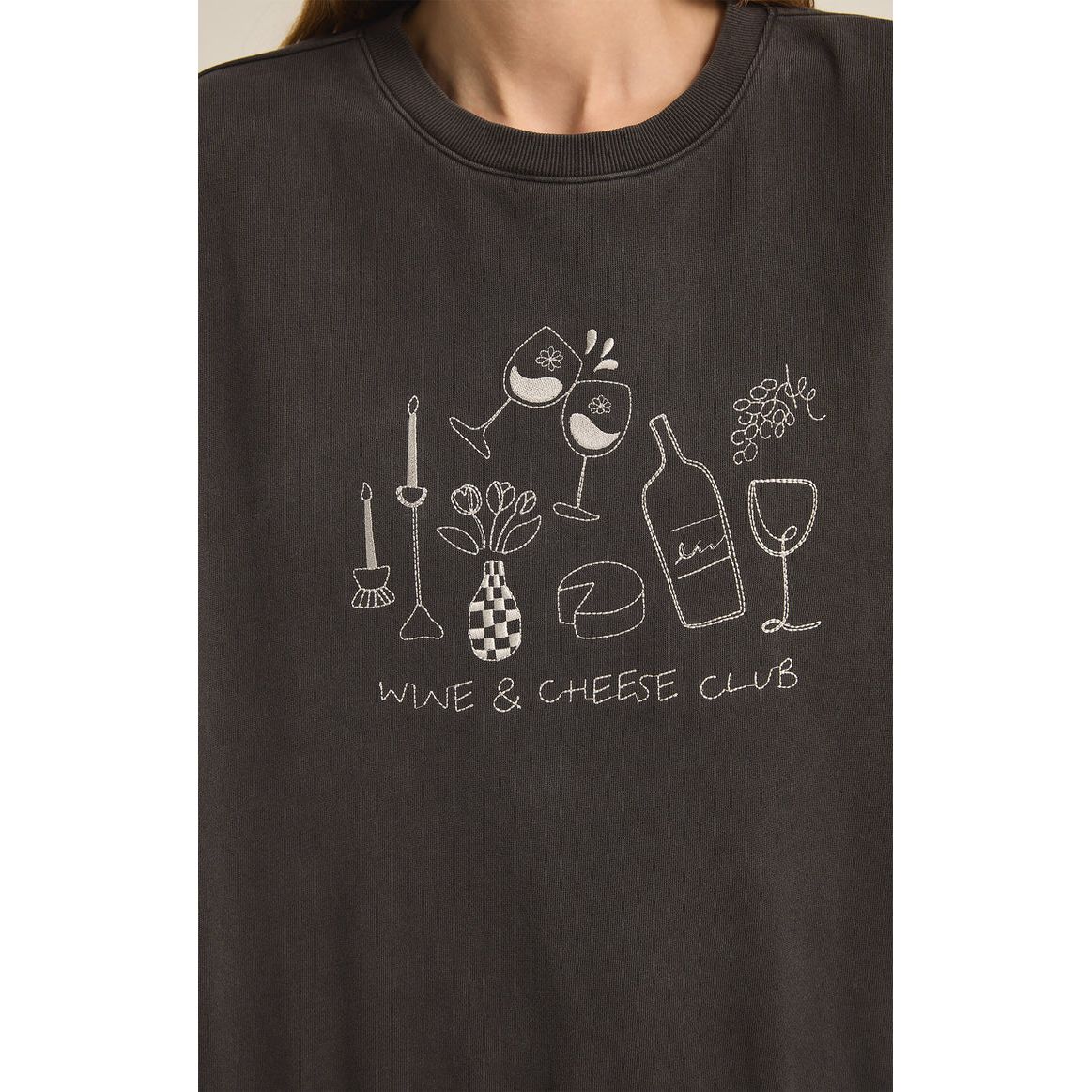 Z Supply Wine Club Sunday SweatShirt