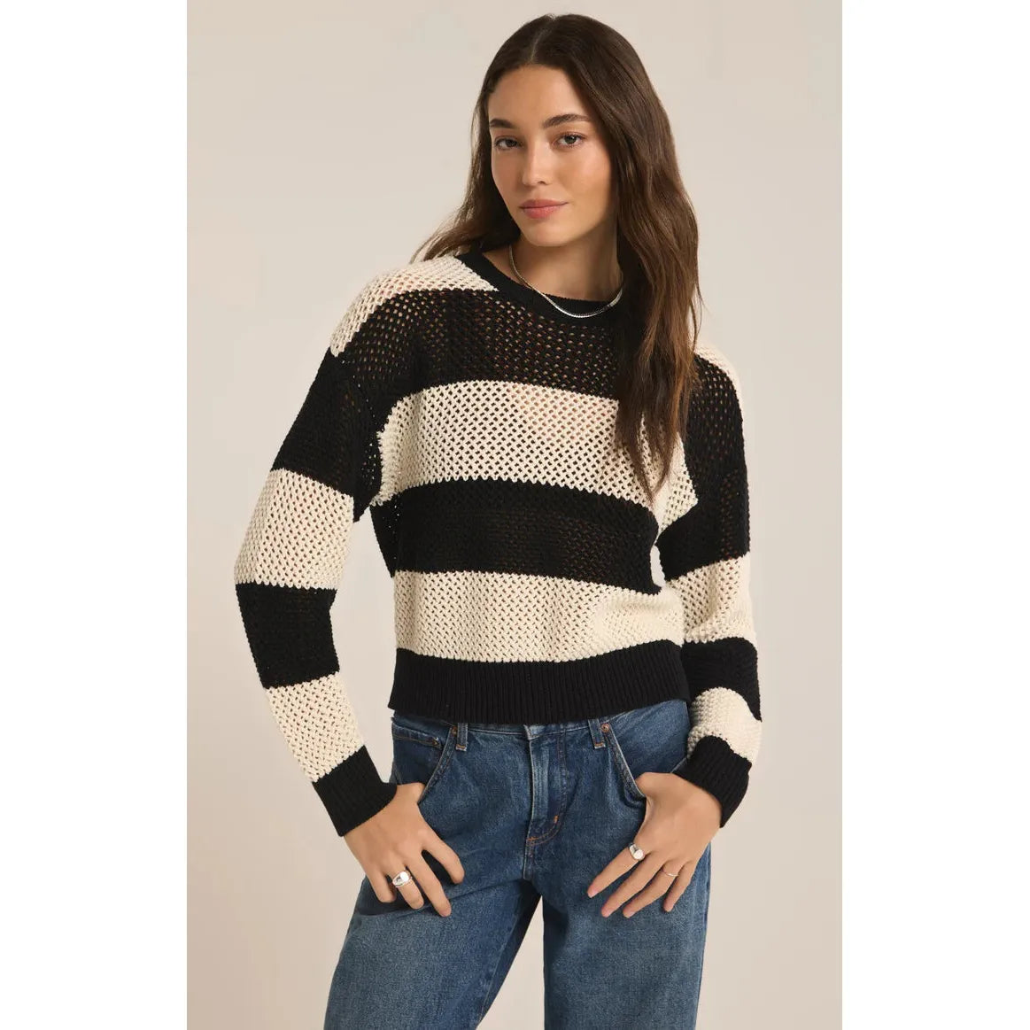 Z Supply Brad Beach Stripe Sweater