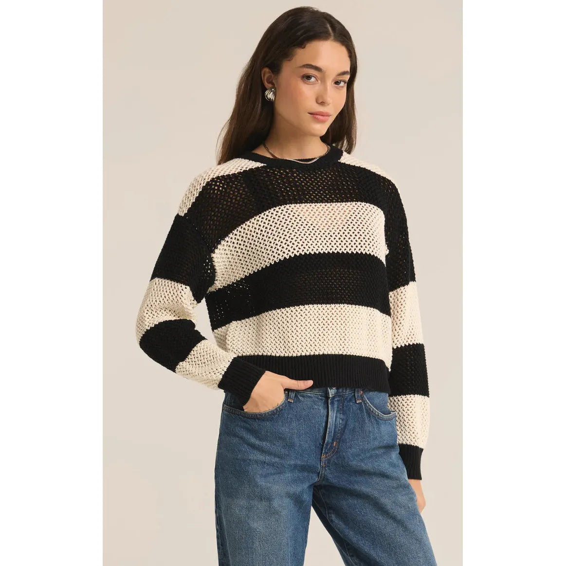 Z Supply Brad Beach Stripe Sweater