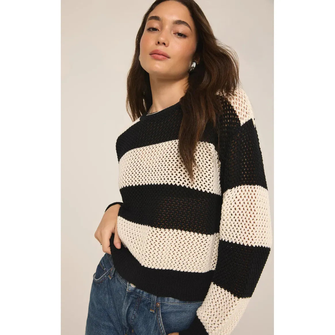 Z Supply Brad Beach Stripe Sweater