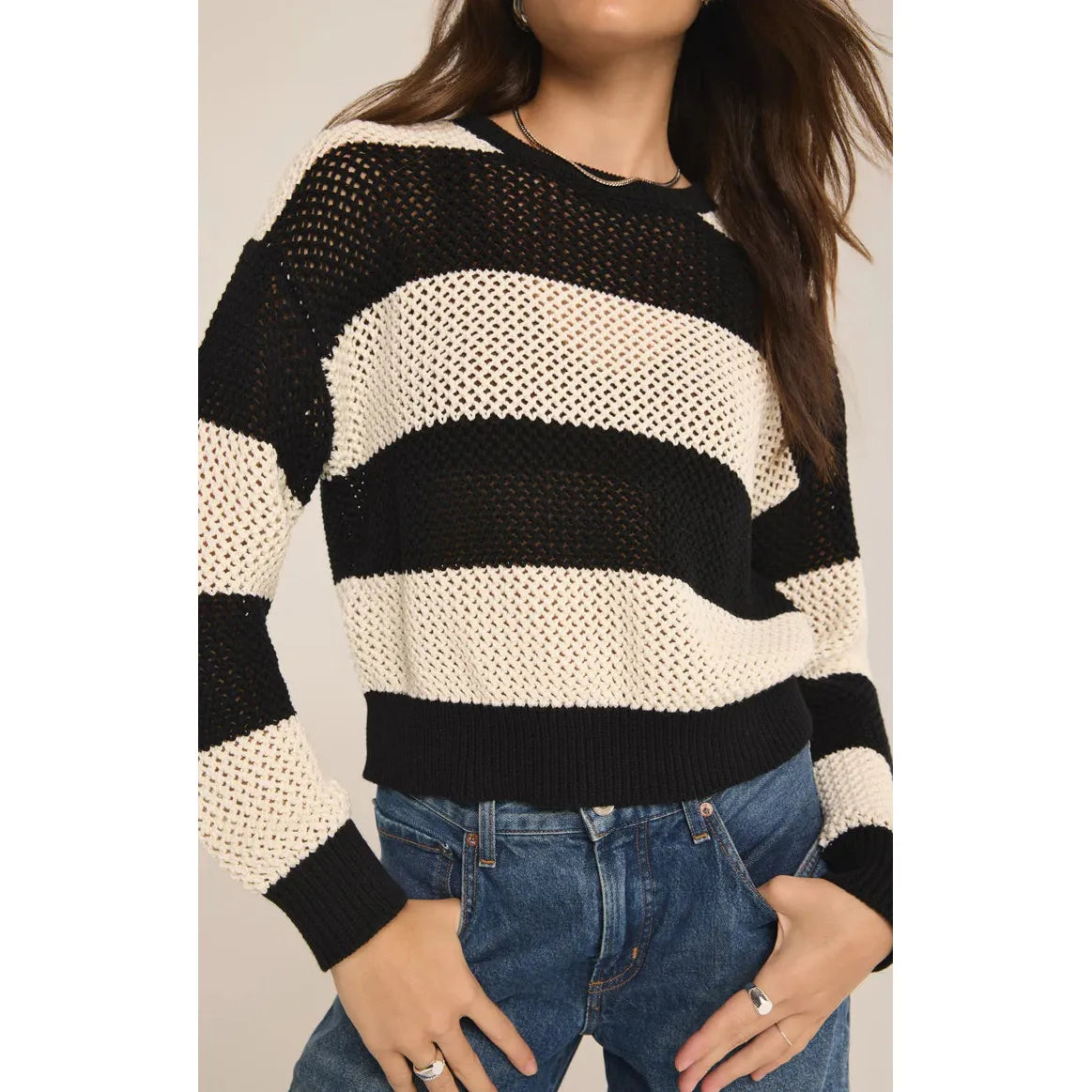 Z Supply Brad Beach Stripe Sweater