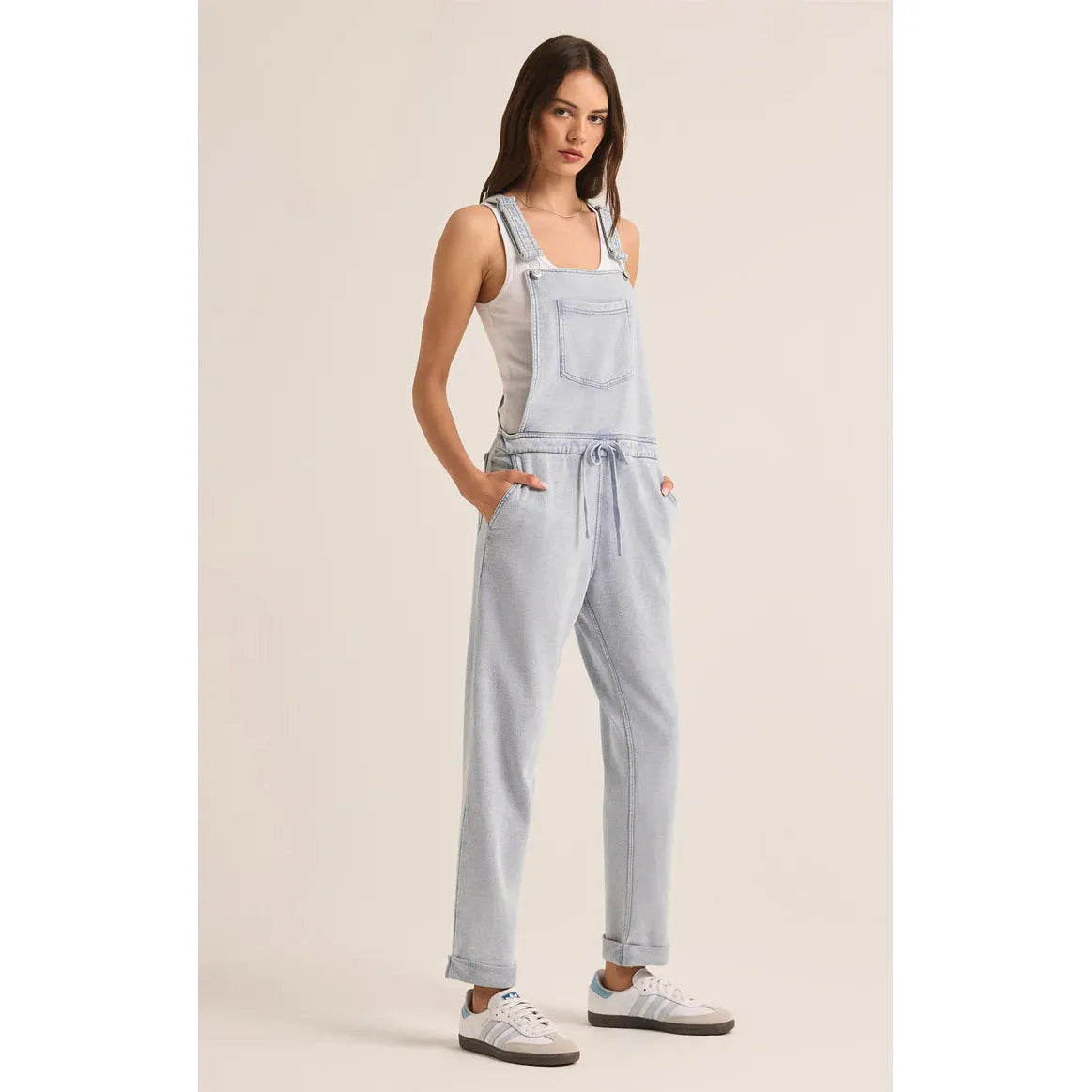 Z Supply Knit Denim Overall