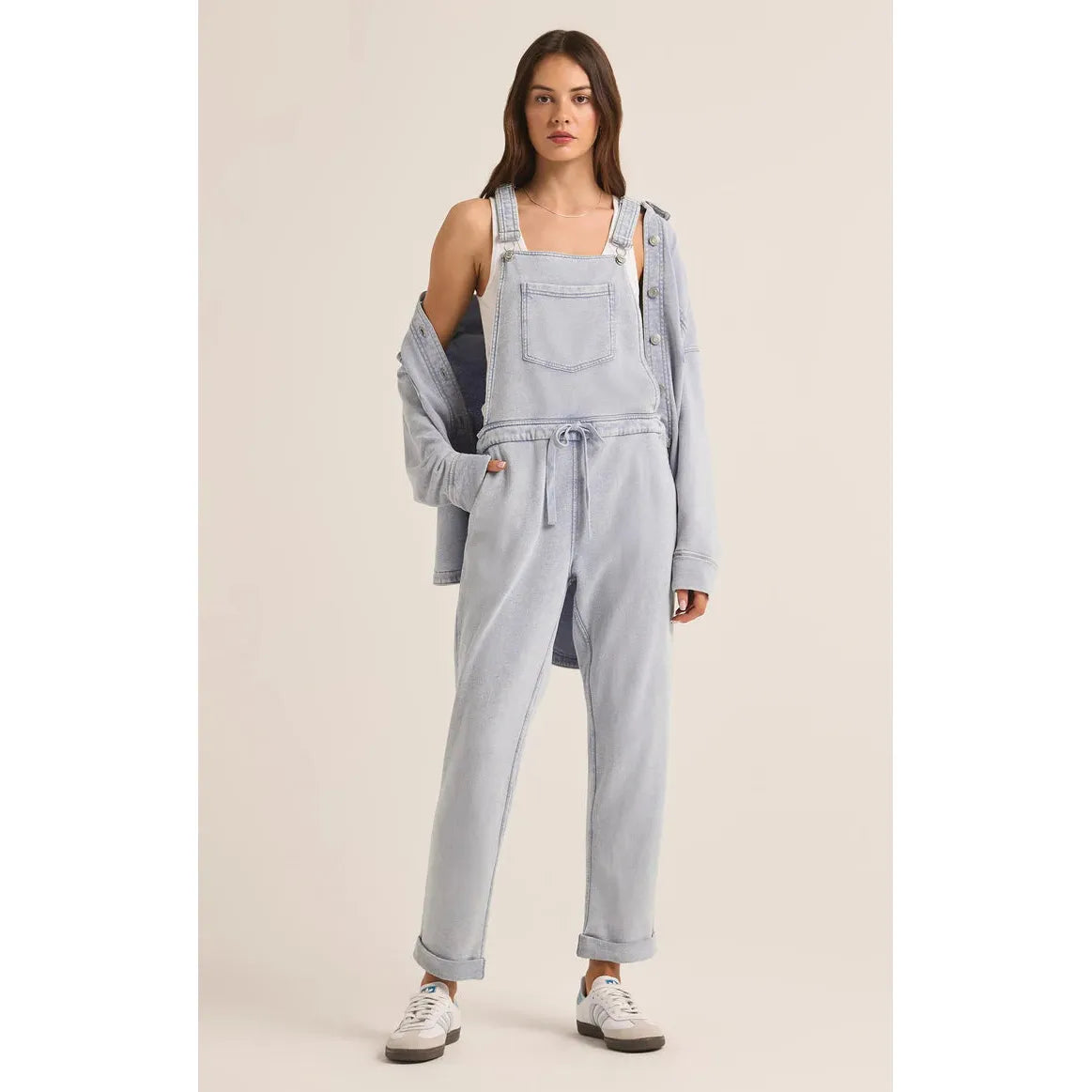 Z Supply Knit Denim Overall