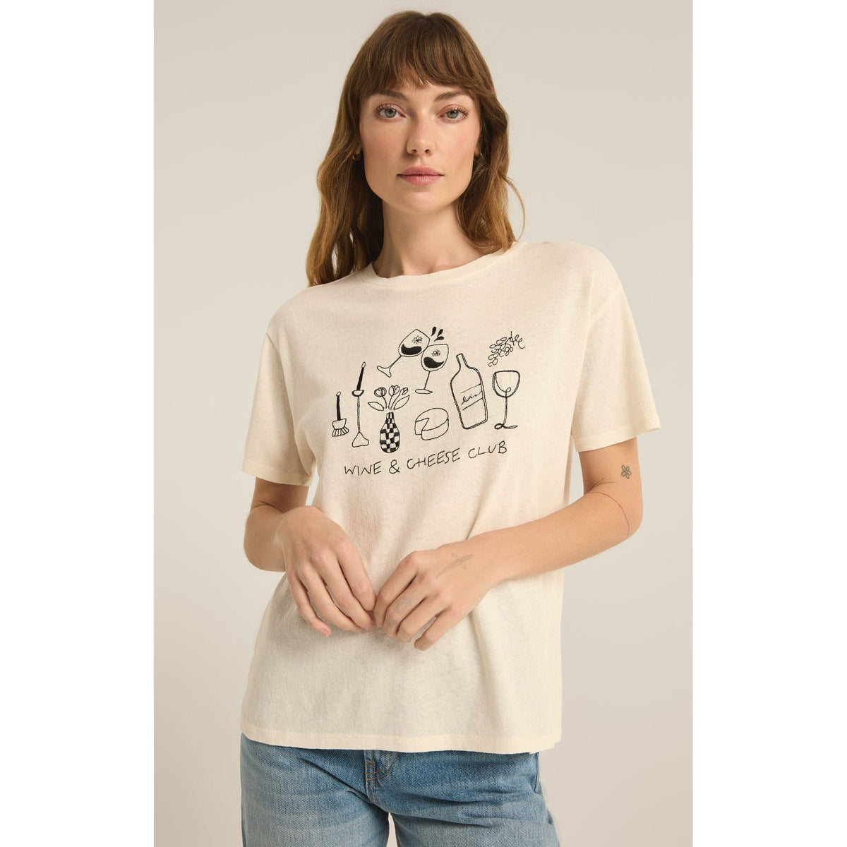 Z Supply Wine &amp; Cheese Pacific Tee