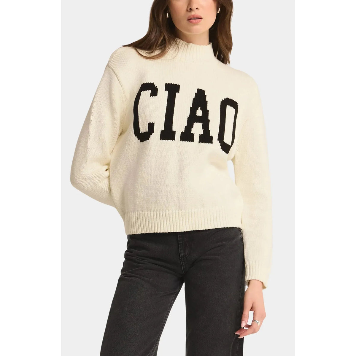 Z Supply Ciao Intarsia Sweater