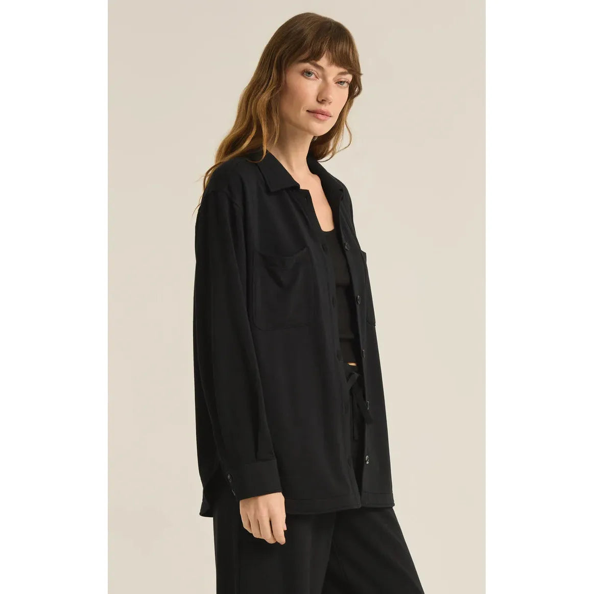 Z Supply Layover Modal Fleece Top