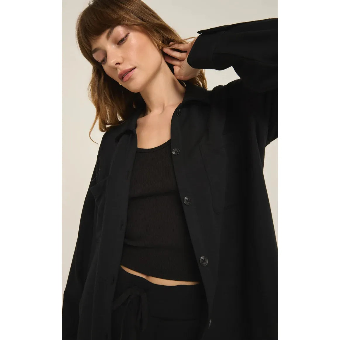 Z Supply Layover Modal Fleece Top