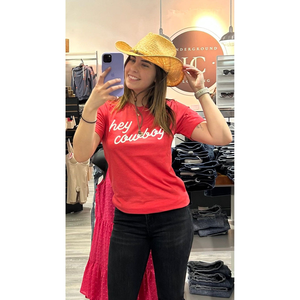 Blonde Ambition Hey Cowboy Tee