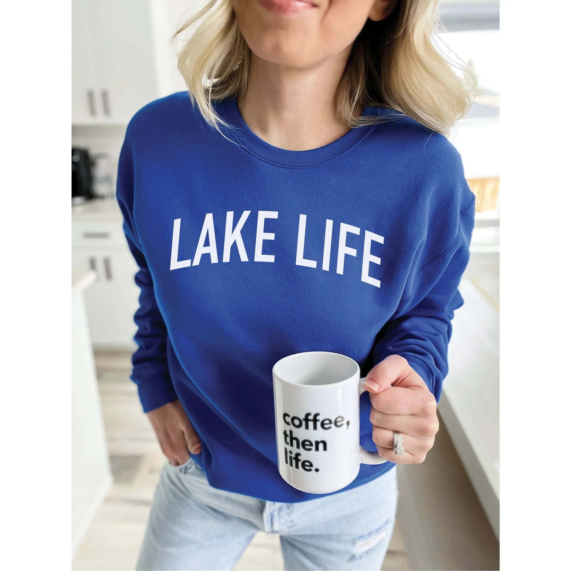 Blonde Ambition Lake Life Cozy Crew