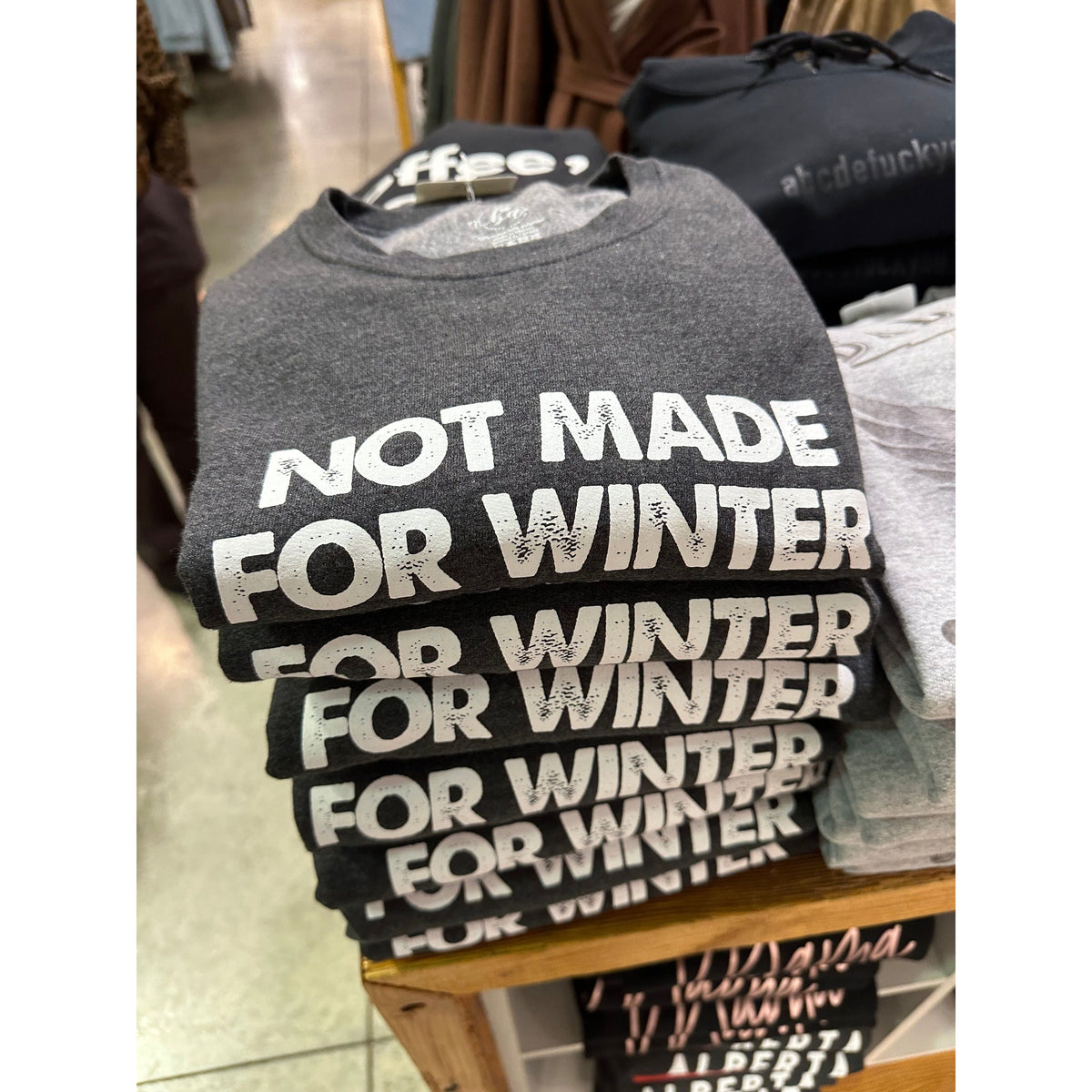 Blonde Ambition Not Made For Winter Crew