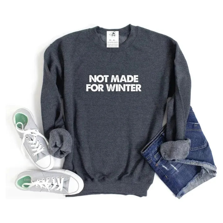 Not Made For Winter Crew Charcoal Underground Clothing