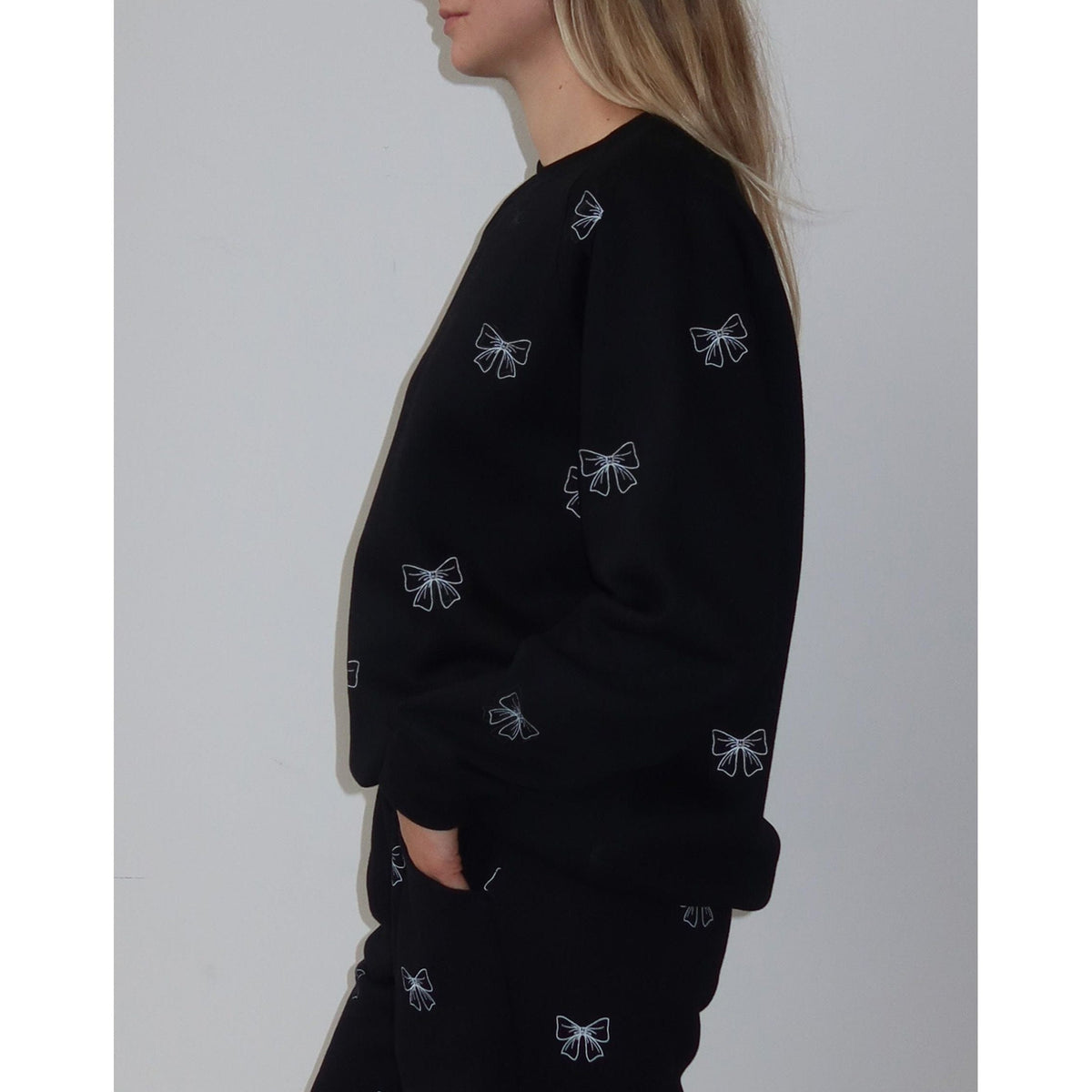 Brunette the Label Brunette the Label All over Bows Big Sister Crew