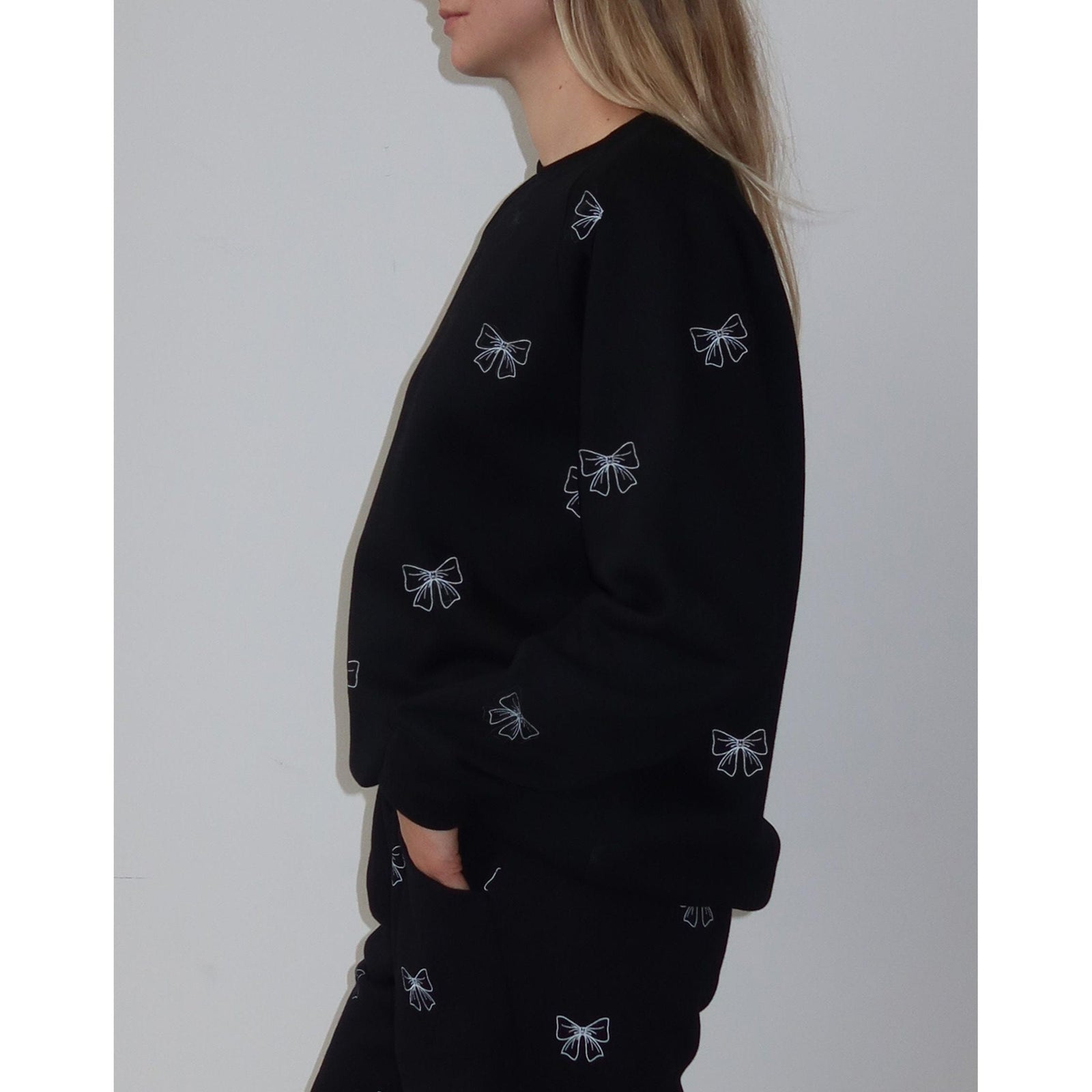 Brunette the Label Brunette the Label All over Bows Big Sister Crew