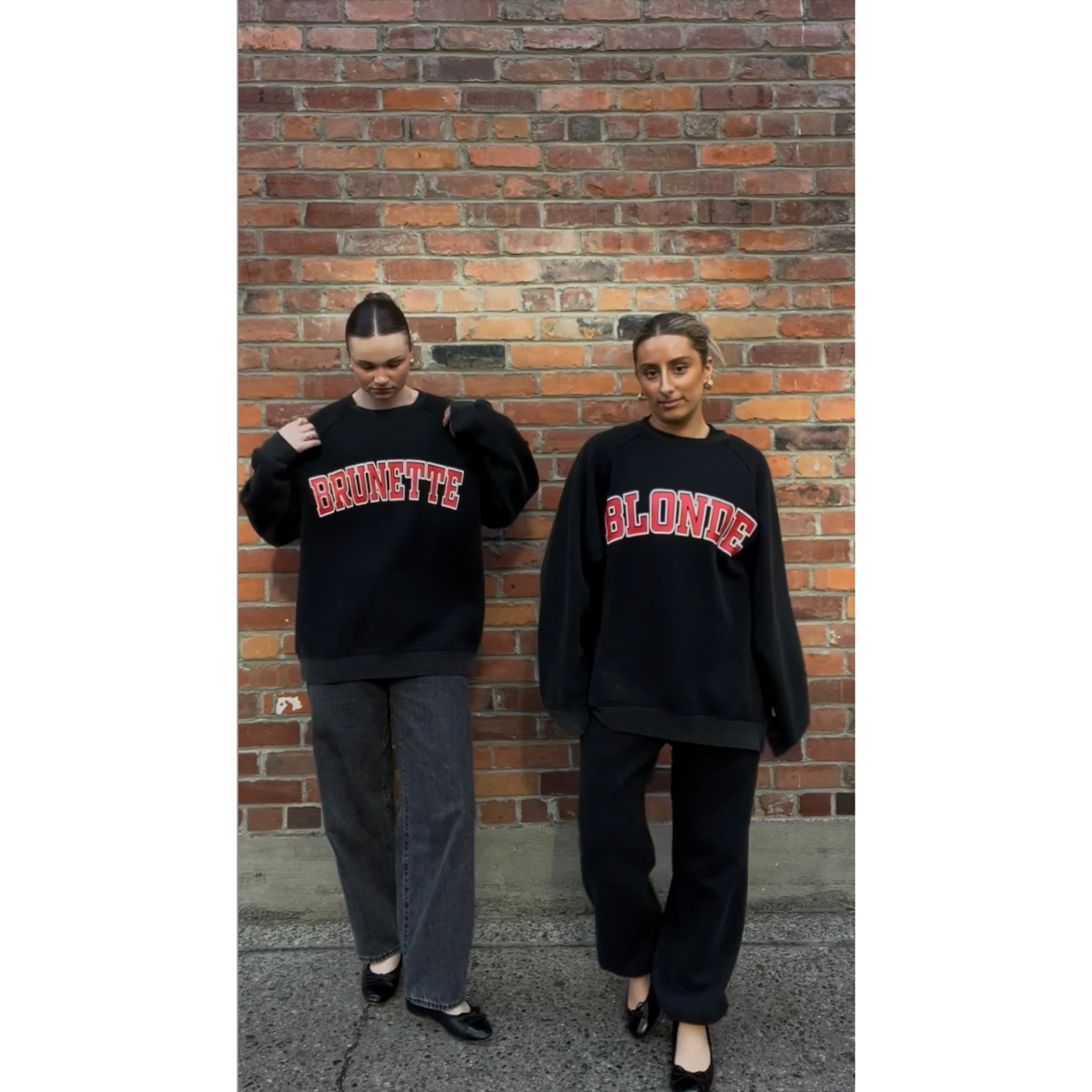 Brunette the Label Brunette the Label Blonde Not Your Boyfriend's Crew