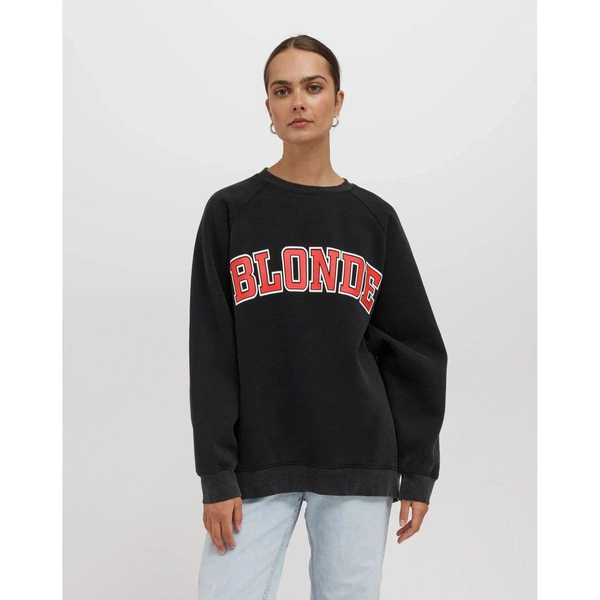 Brunette the Label Washed Black / XS-S Brunette the Label Blonde Not Your Boyfriend's Crew
