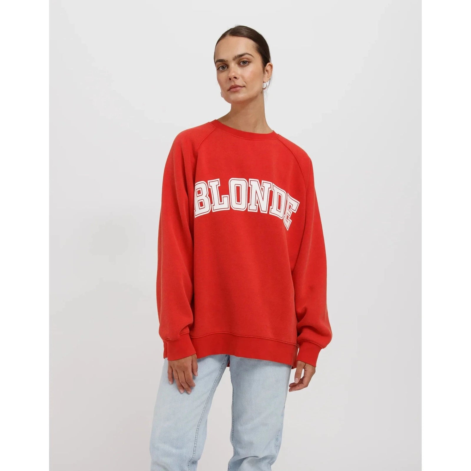 Brunette the Label Washed Red / XS-S Brunette the Label Blonde Not Your Boyfriend's Crew