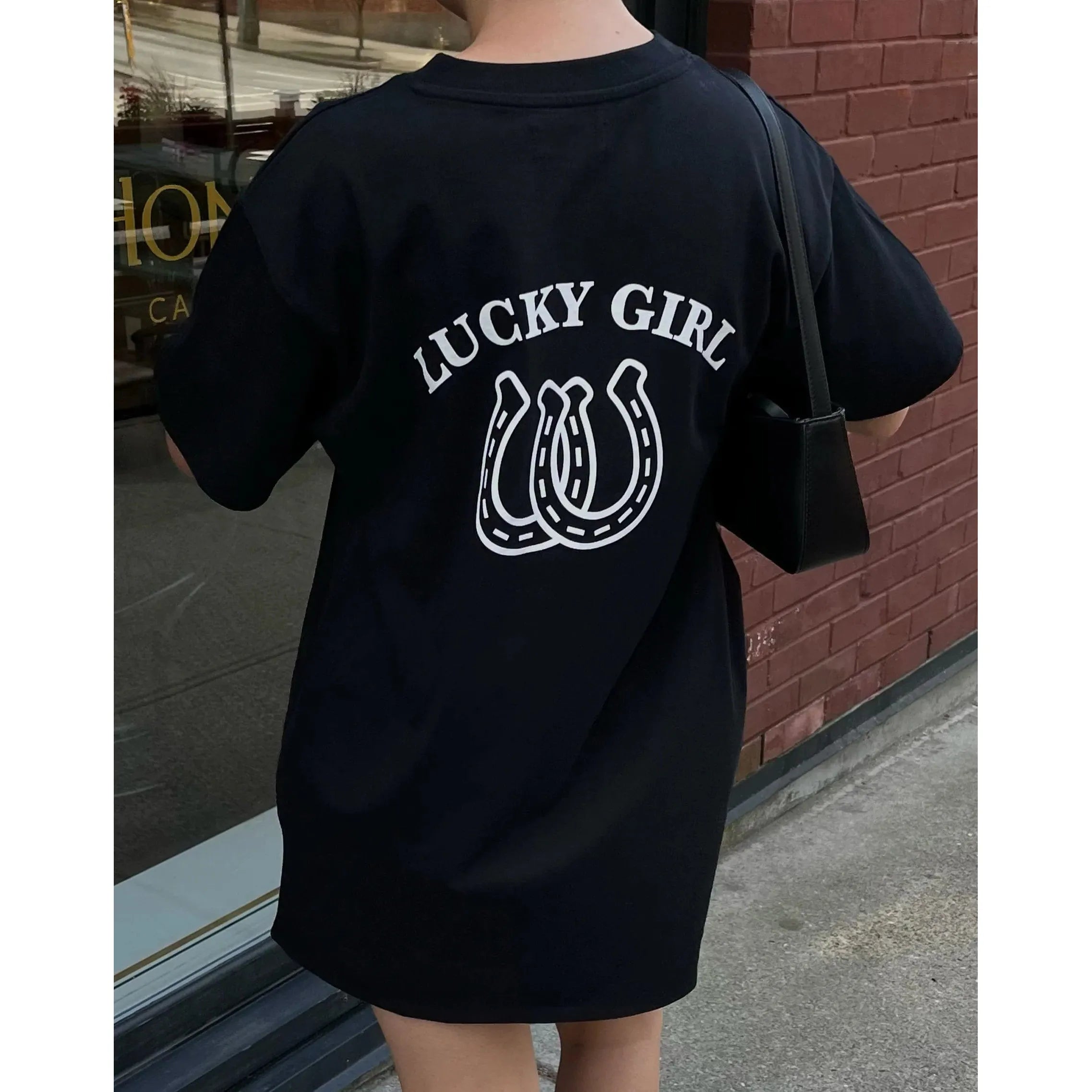 Brunette the Label Lucky Girl Oversized Dress Underground Clothing