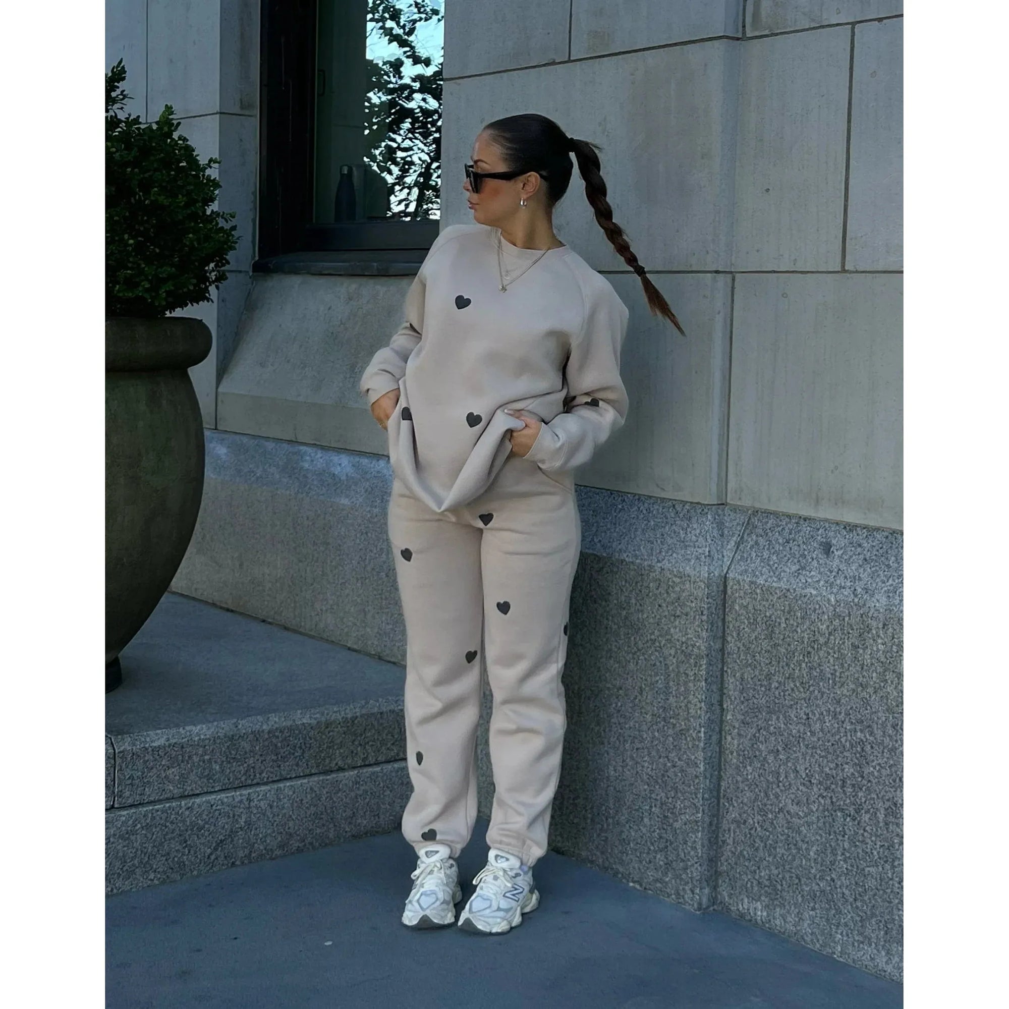 Brunette the Label Oyster / XS-S Brunette the Label Puff Oversized Jogger