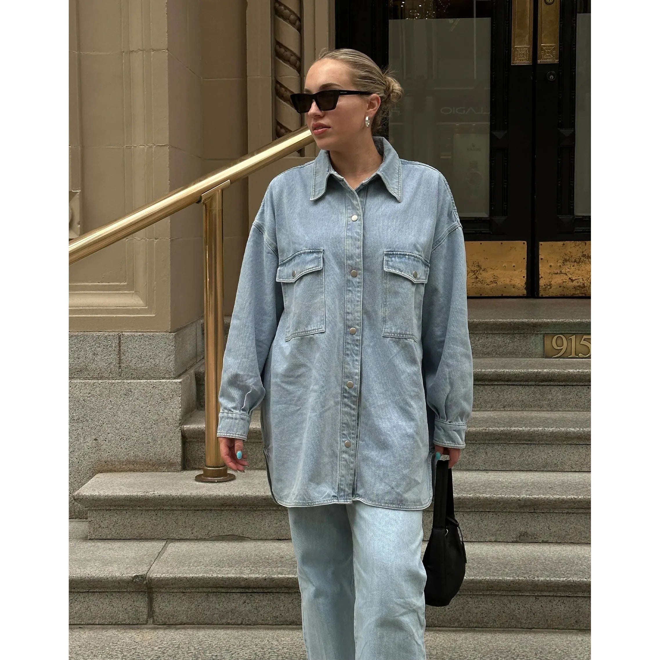 Brunette the Label Shania Denim Jacket Underground Clothing