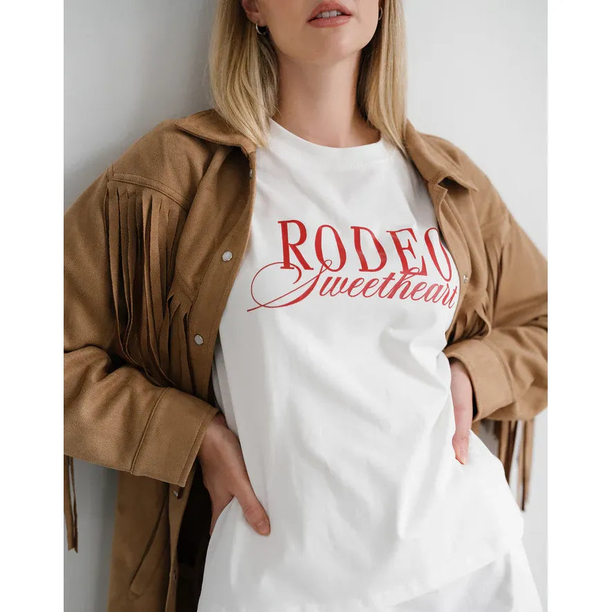 Brunette the Label Rodeo Sweetheart Boxy Tee