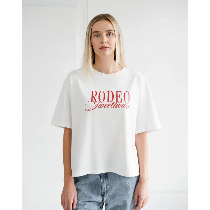 Brunette the Label Rodeo Sweetheart Boxy Tee