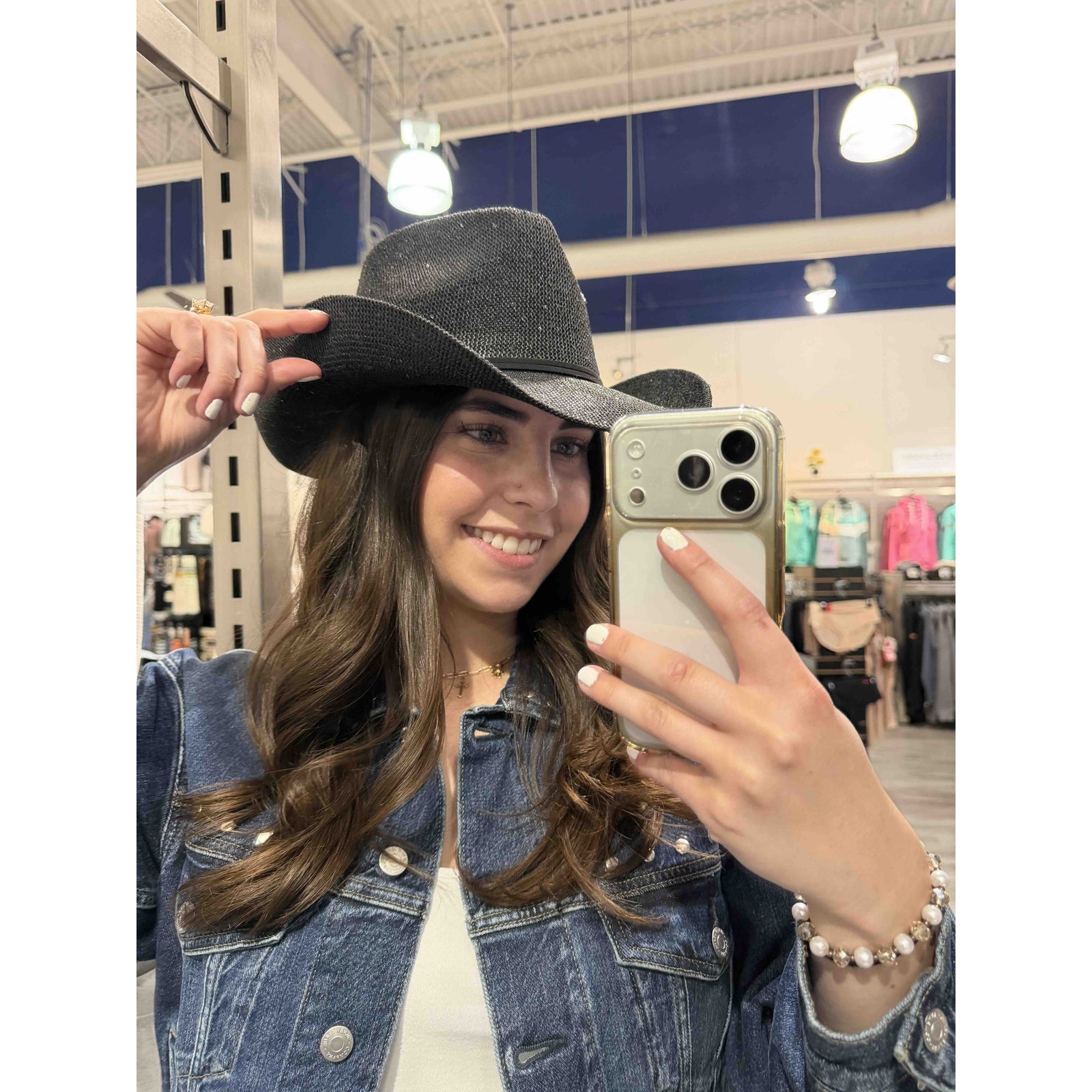 CC Beanie Glitter Cowboy Hat