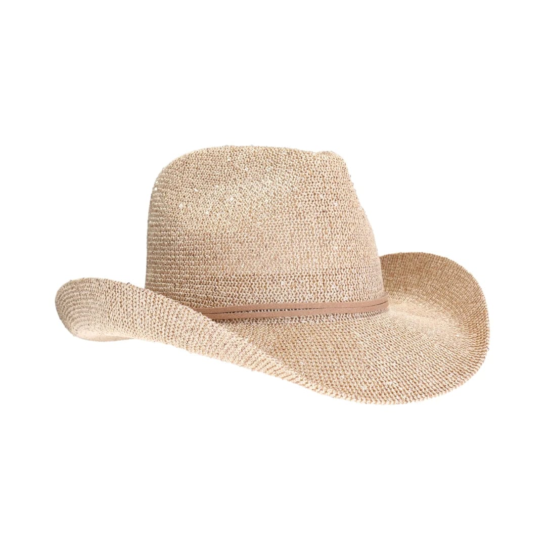 CC Beanies Gold CC Beanie Glitter Cowboy Hat