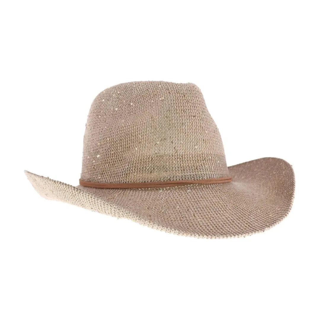 CC Beanie Glitter Cowboy Hat
