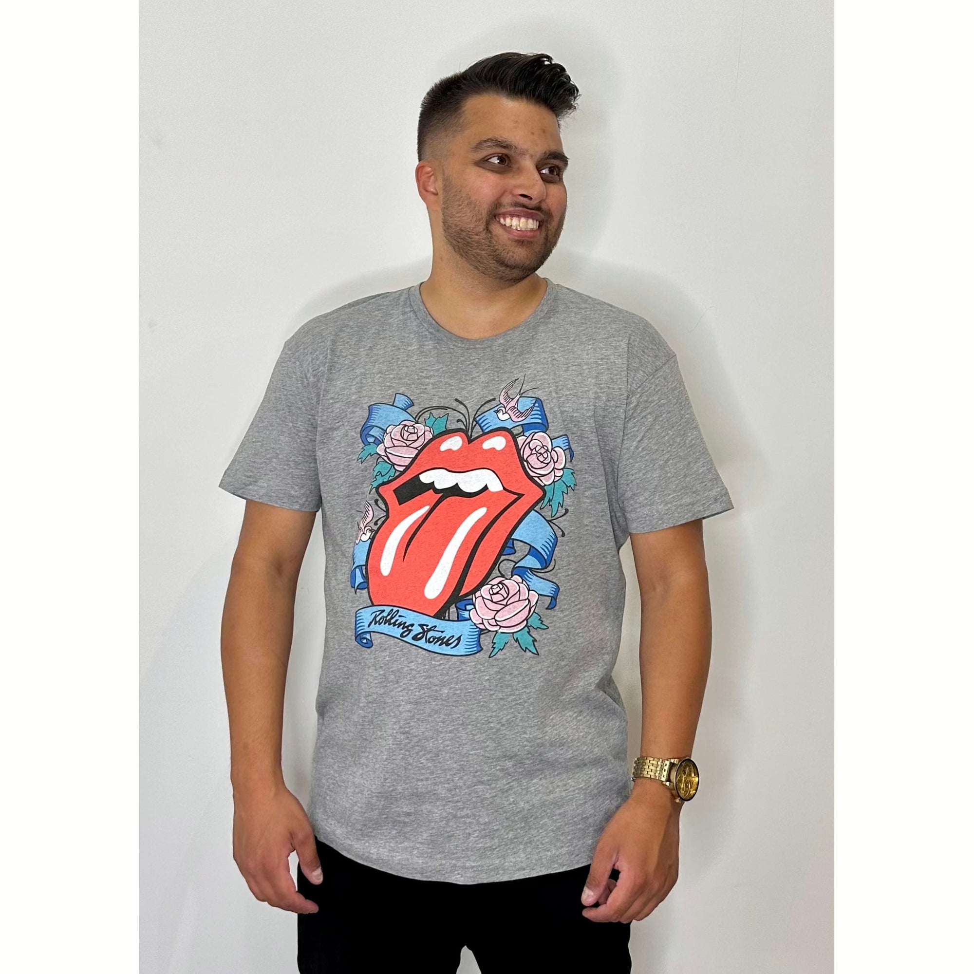 Clean Lines Rolling Stones Tattoo Tongue S/S Tee