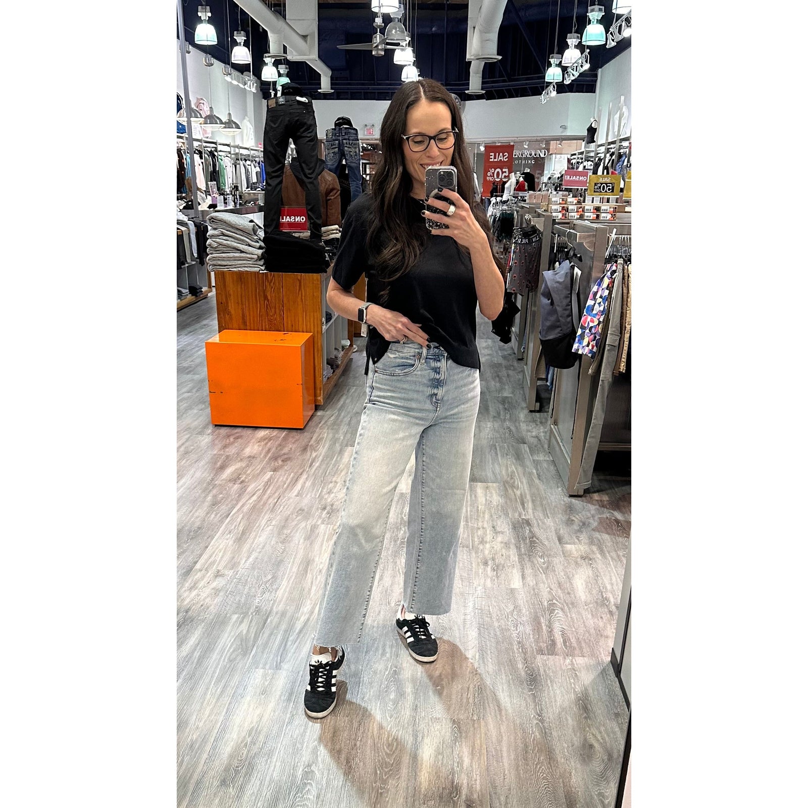 Daze Daze Pleaser High Rise Wide Leg Ankle in Miracle